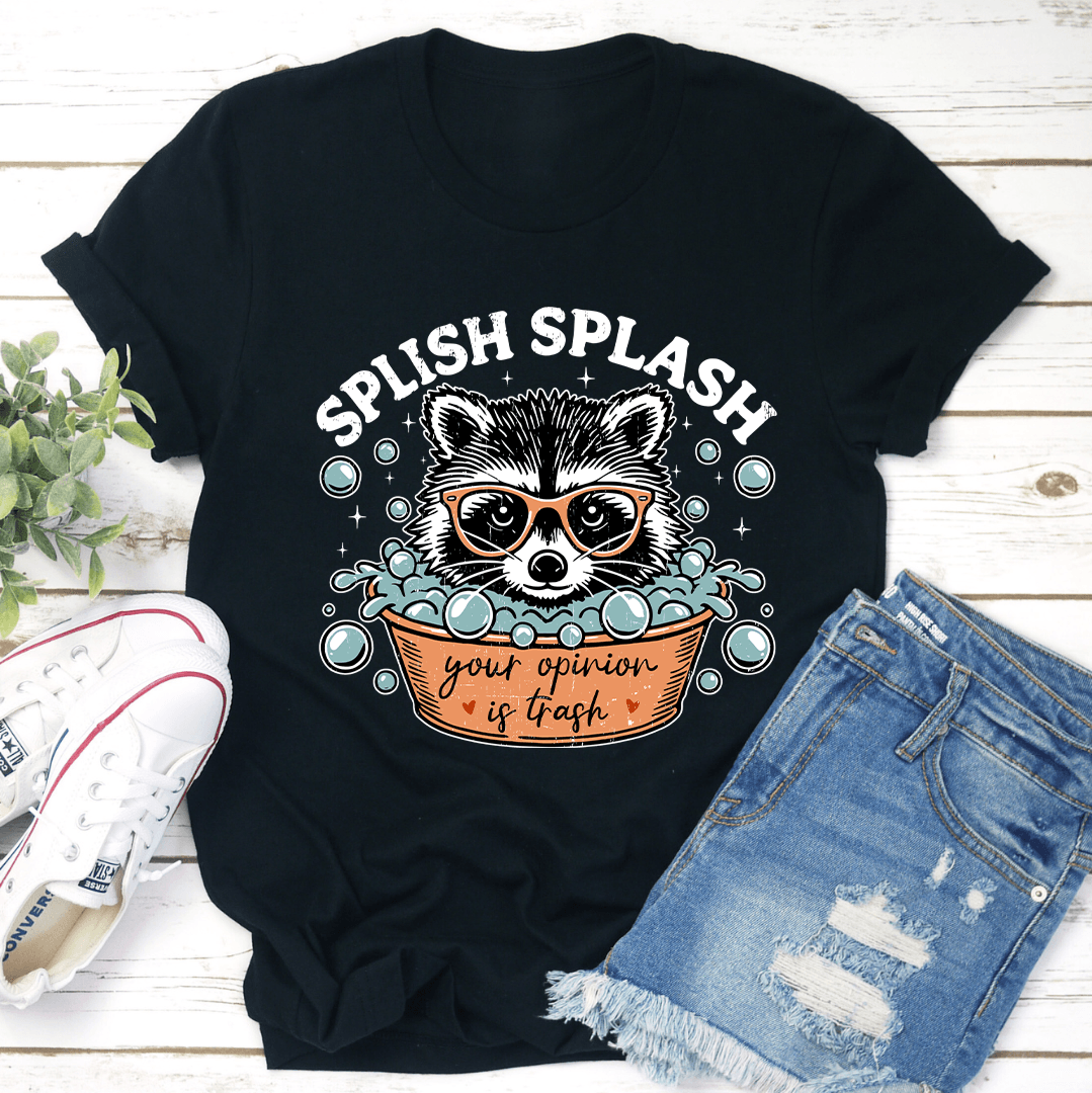 Splish Splash Your Opinion Is Trash Tee 3