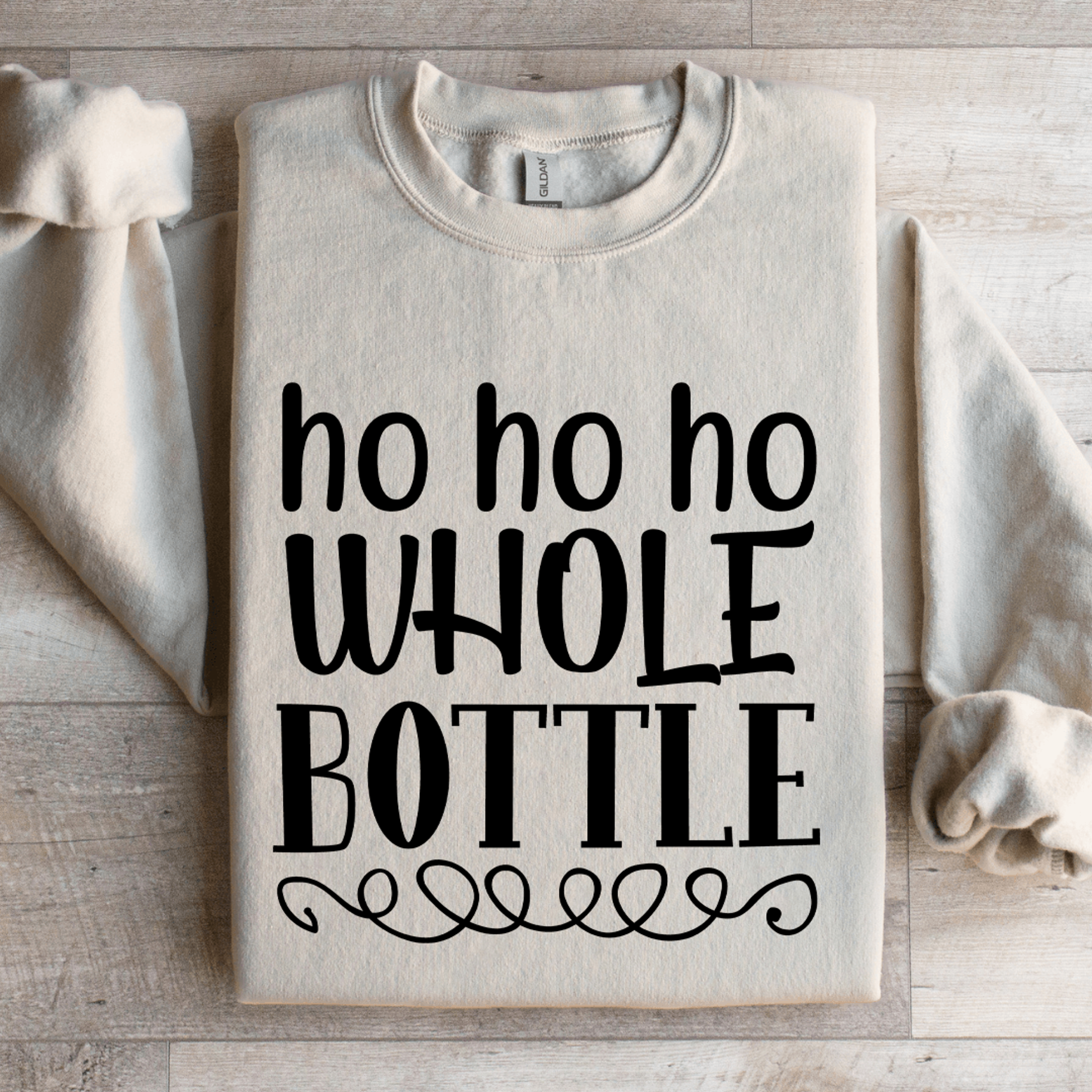 ho ho ho whole white sweatshirt
