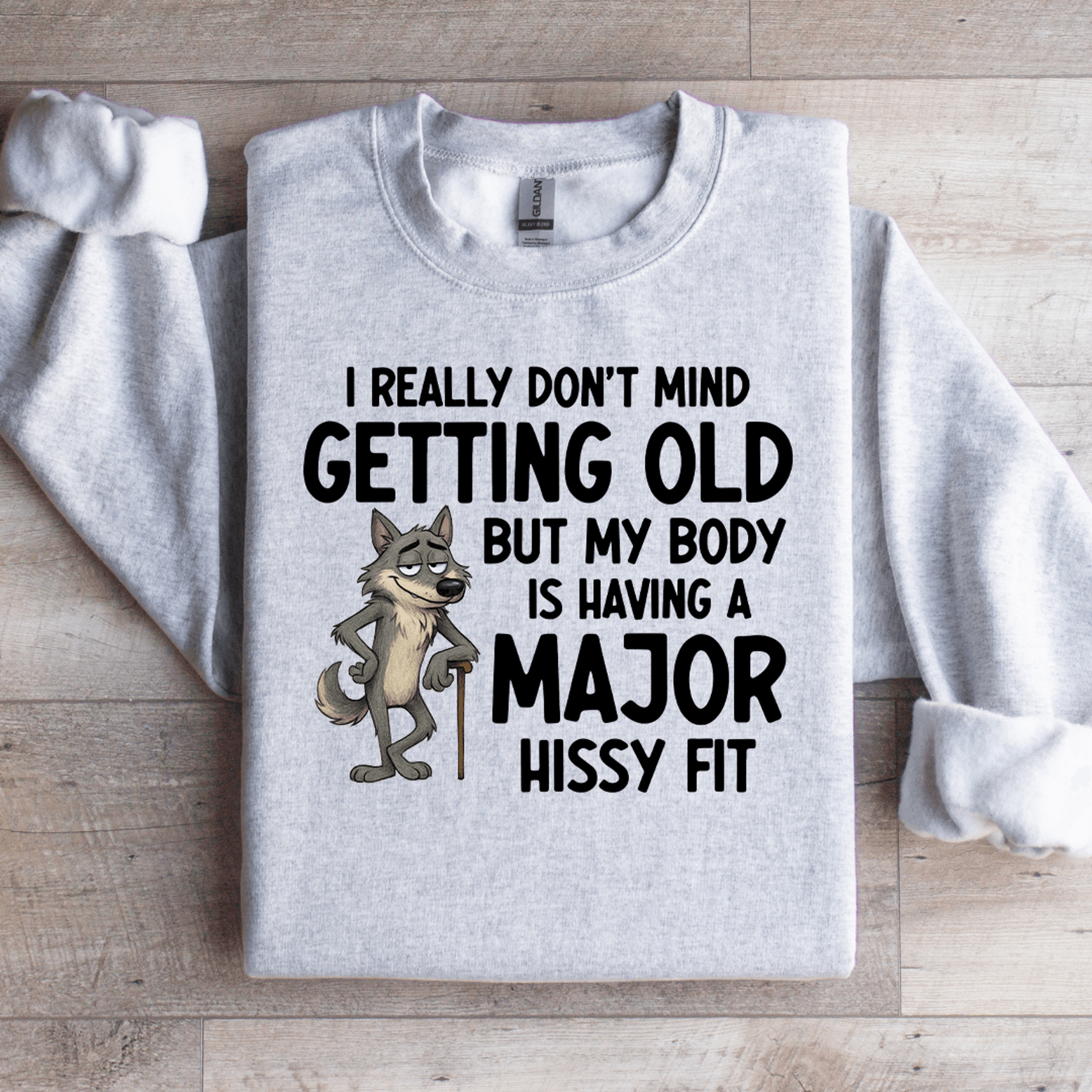 I Really Dont Mind Getting Old Sweatshirt 4
