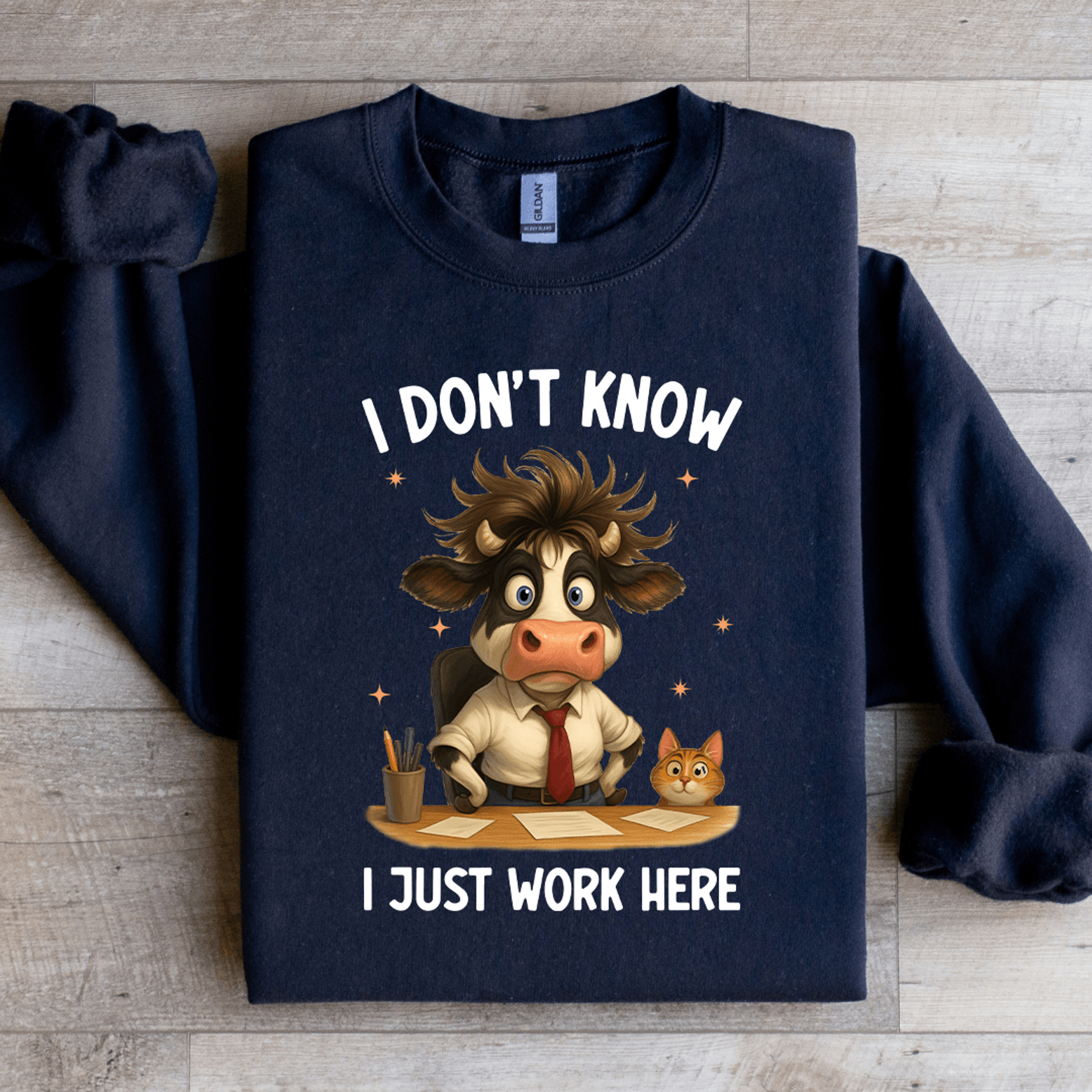 I Dont Know I Just Work Here Sweatshirt 4