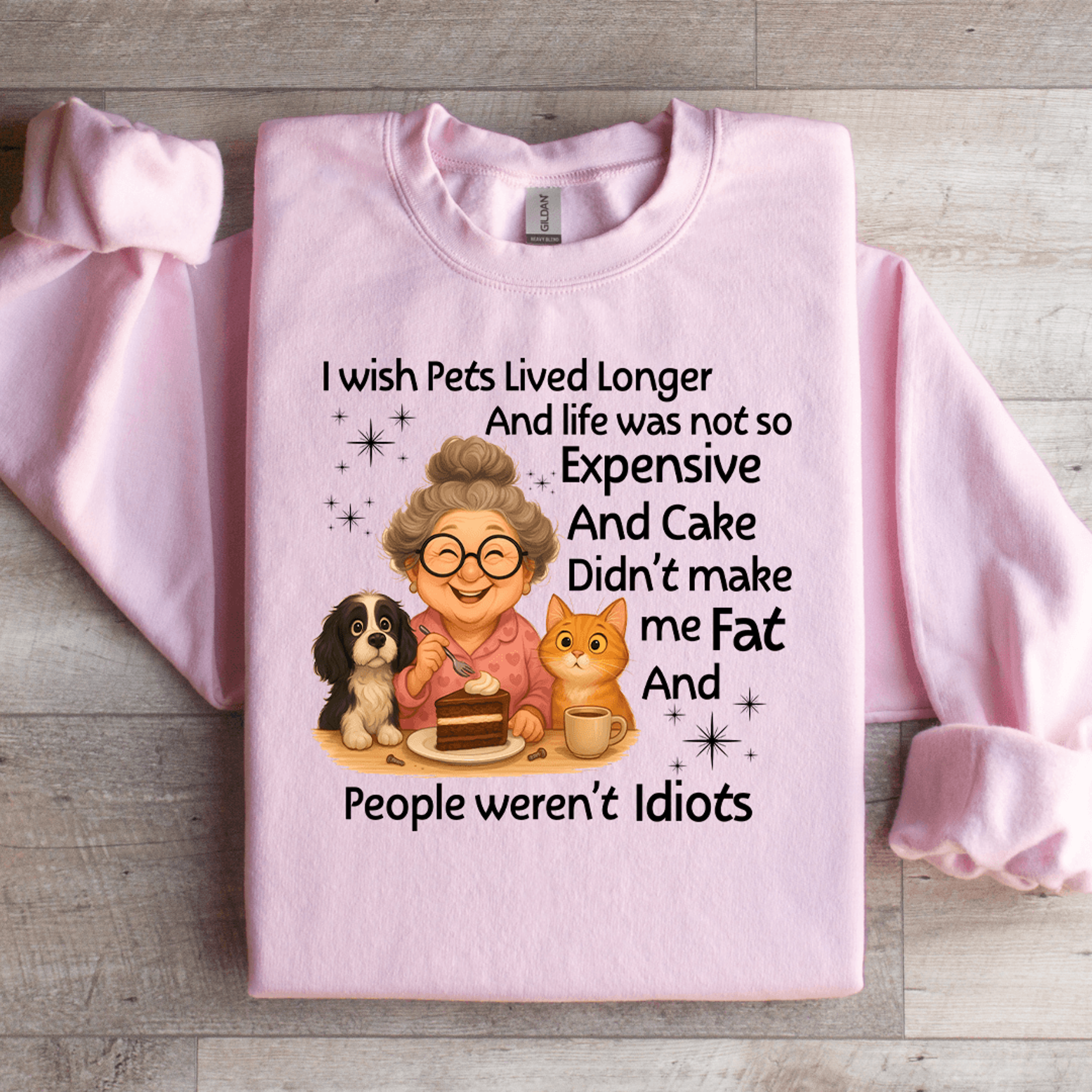 i wish pets lived longer sweatshirt