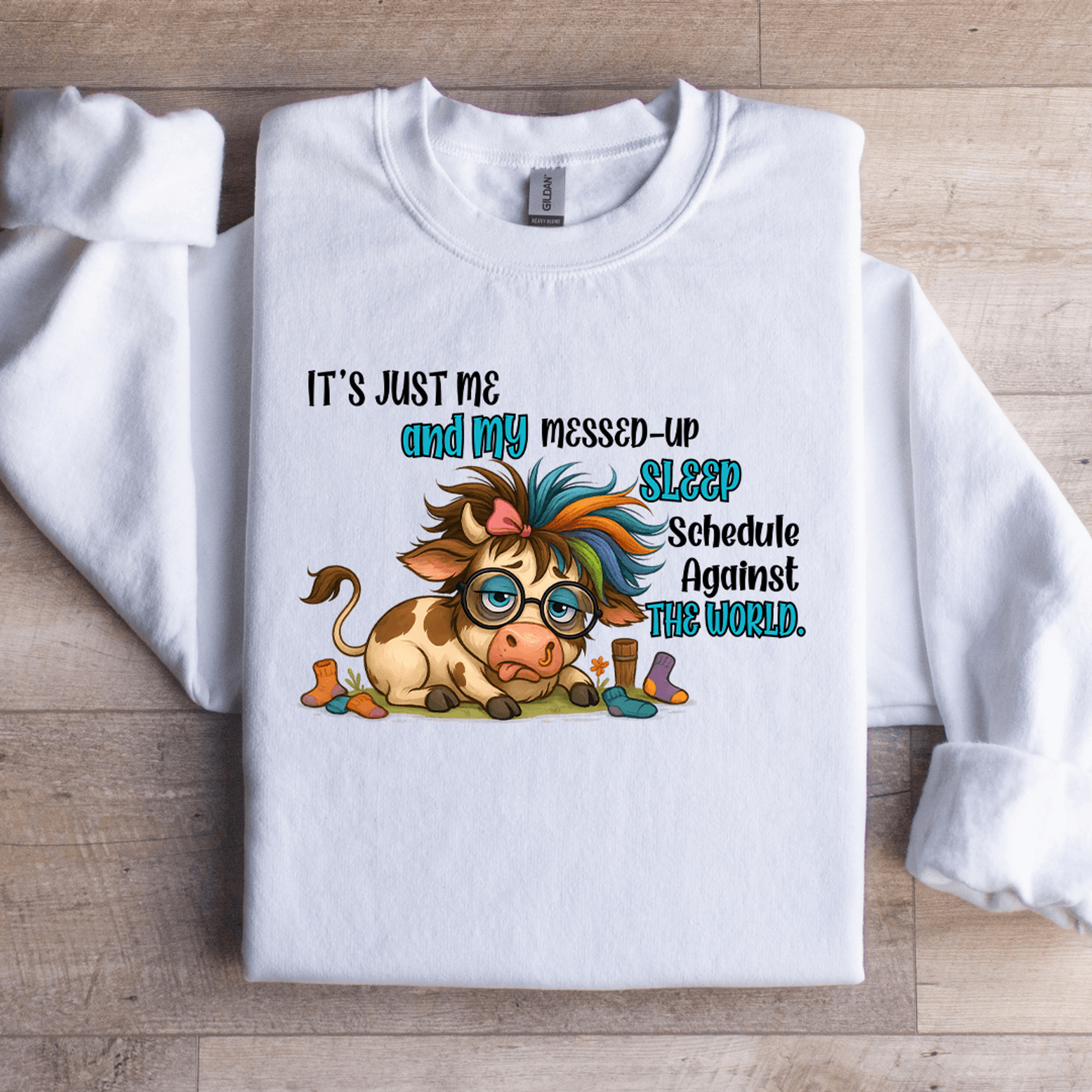 It Just Me And My Messed Up Sleep Sweatshirt 2