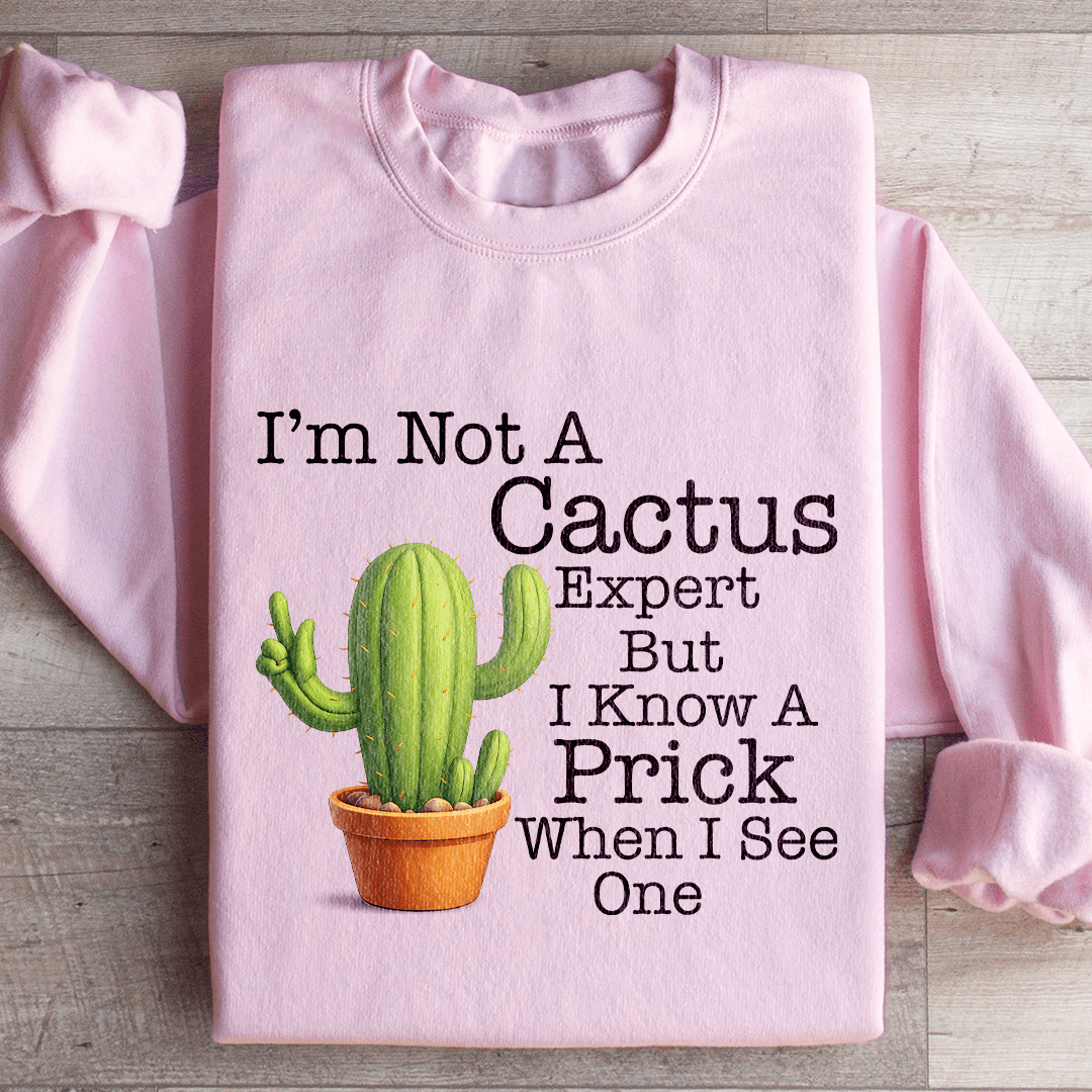 Im Not A Cactus Expert Sweatshirt 3