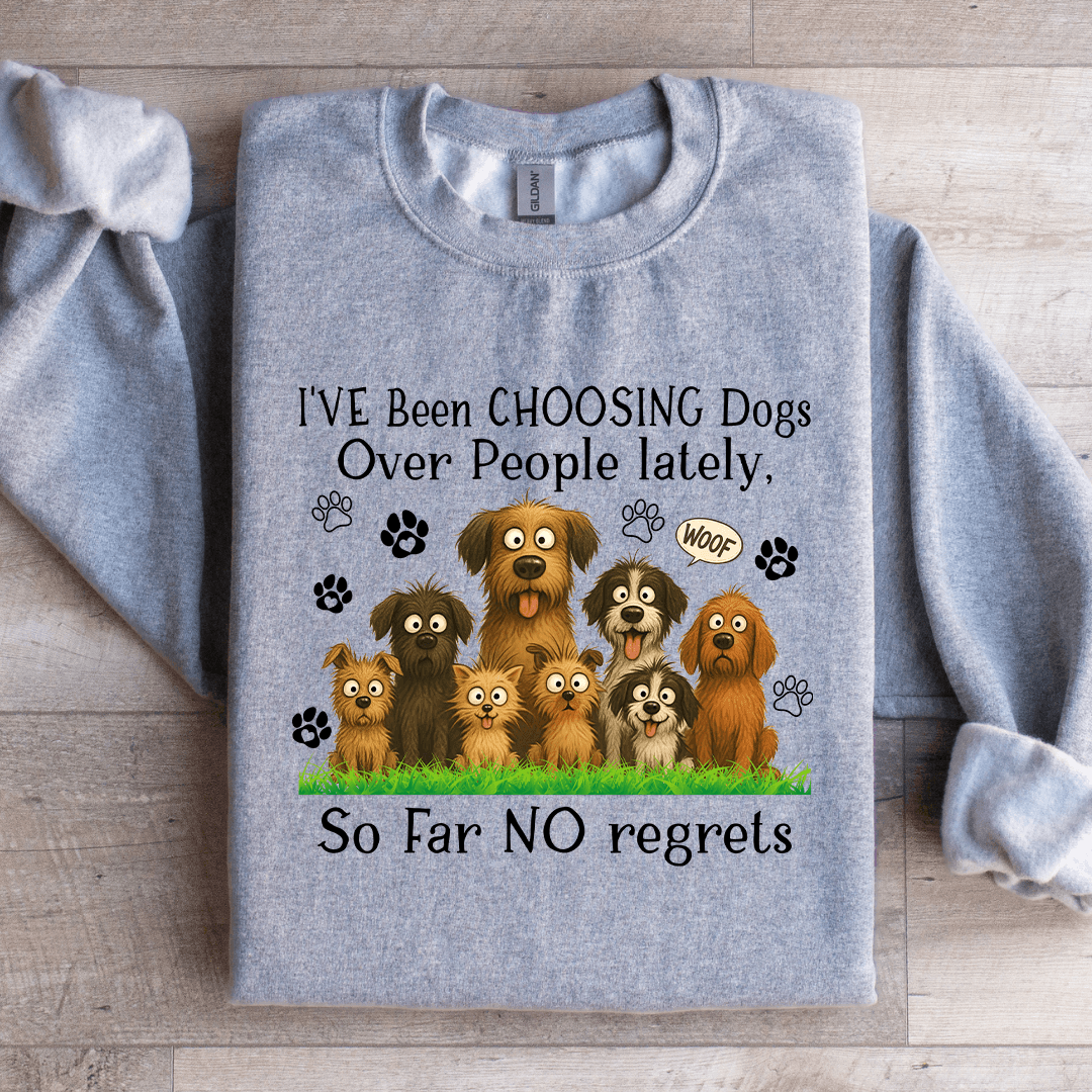 i've been choosing dogs over people lately sweatshirt