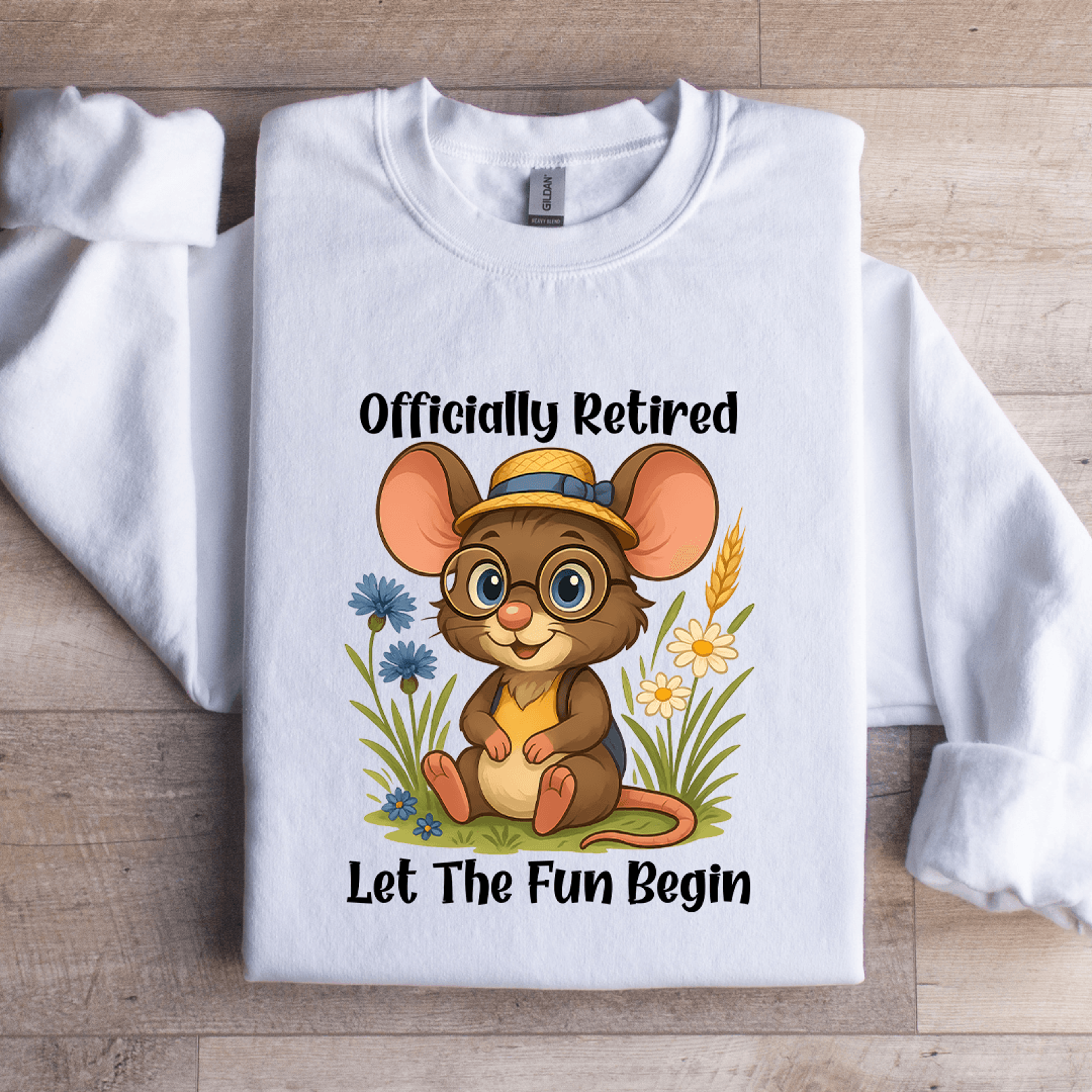 Officially Retired Let The Fun Begin Sweatshirt 2
