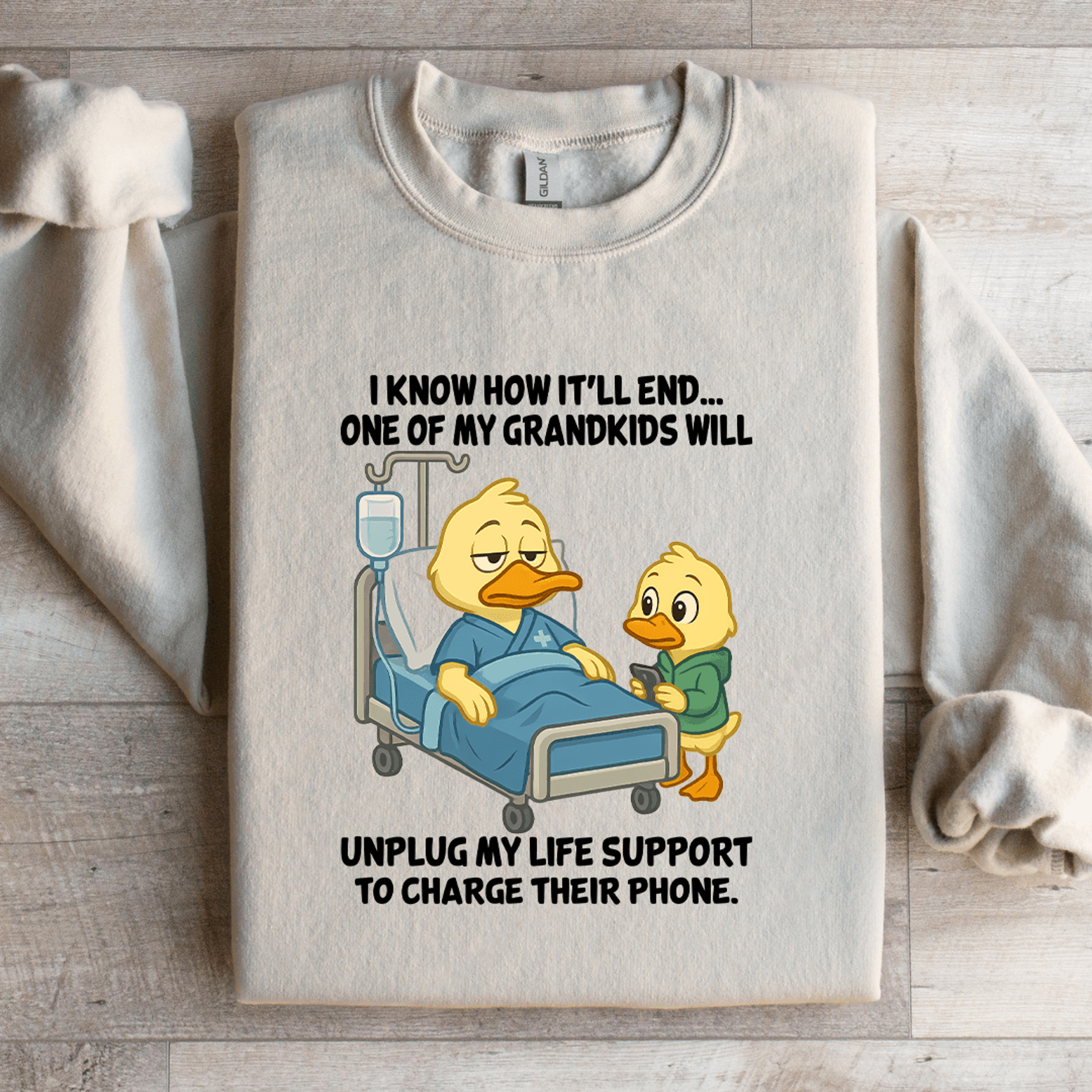 I Know How Itll End One Of My Grandkids Sweatshirt 1