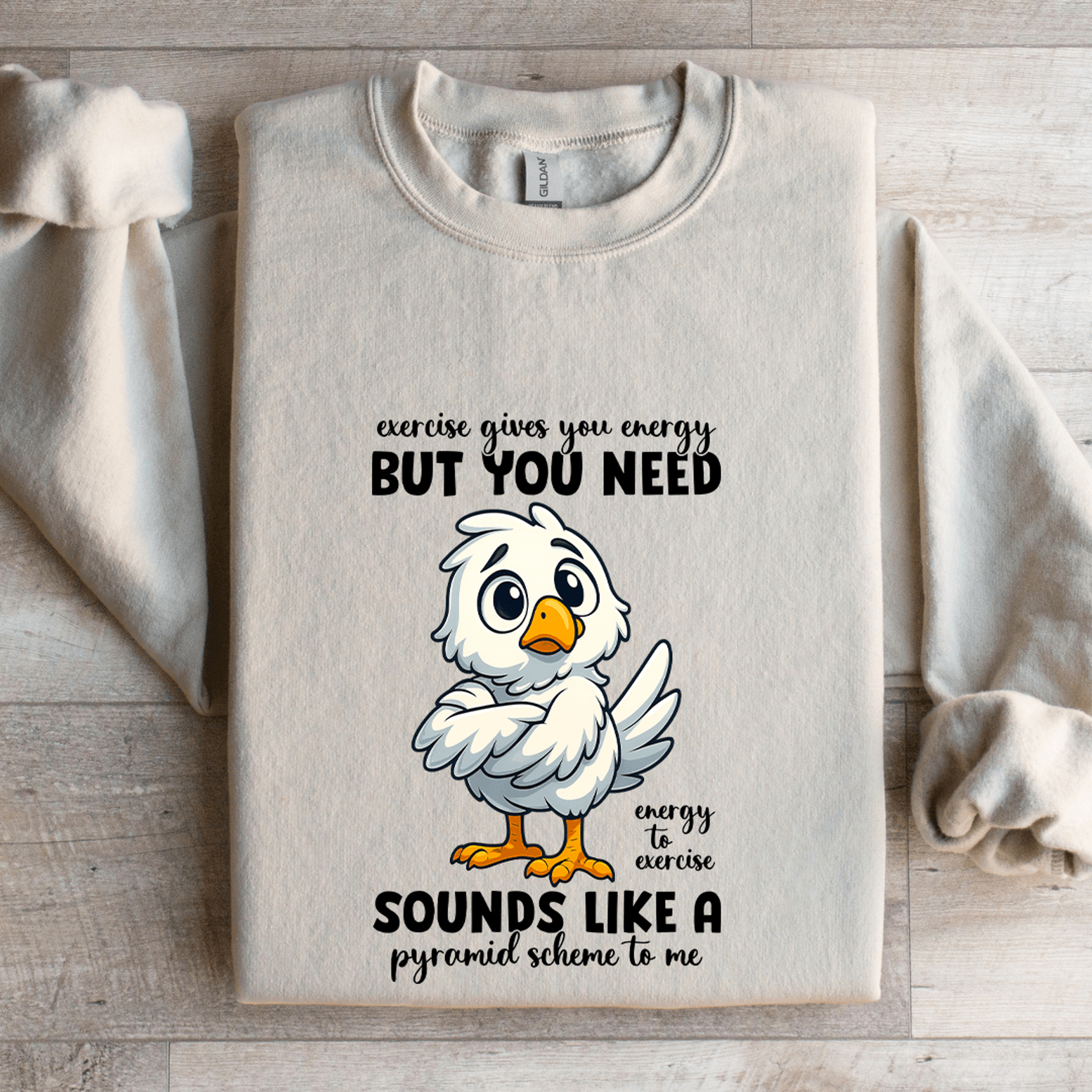 Exercise Gives You Energy Sweatshirt 4