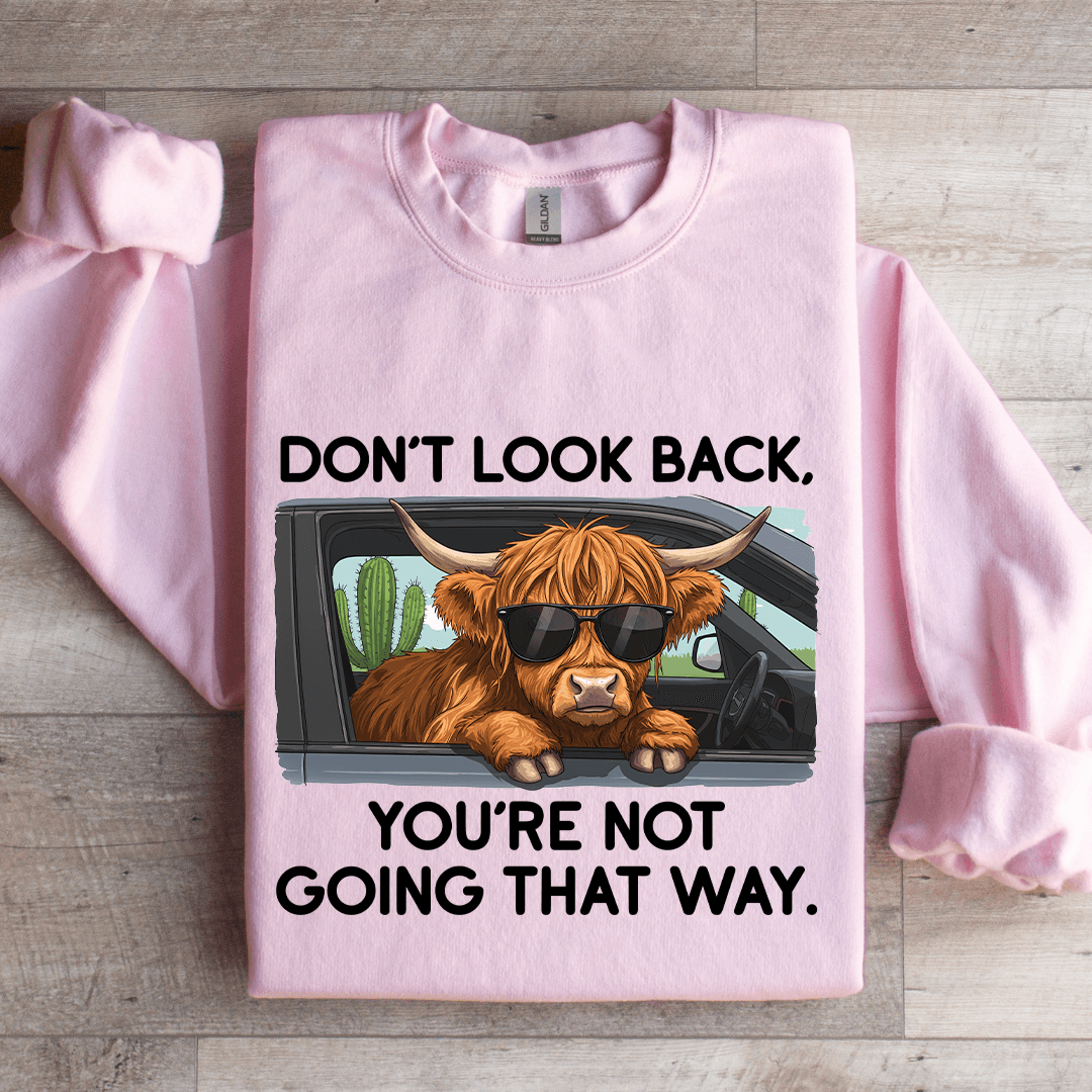 Dont Look Back Youre Not Going That Way Sweatshirt 3
