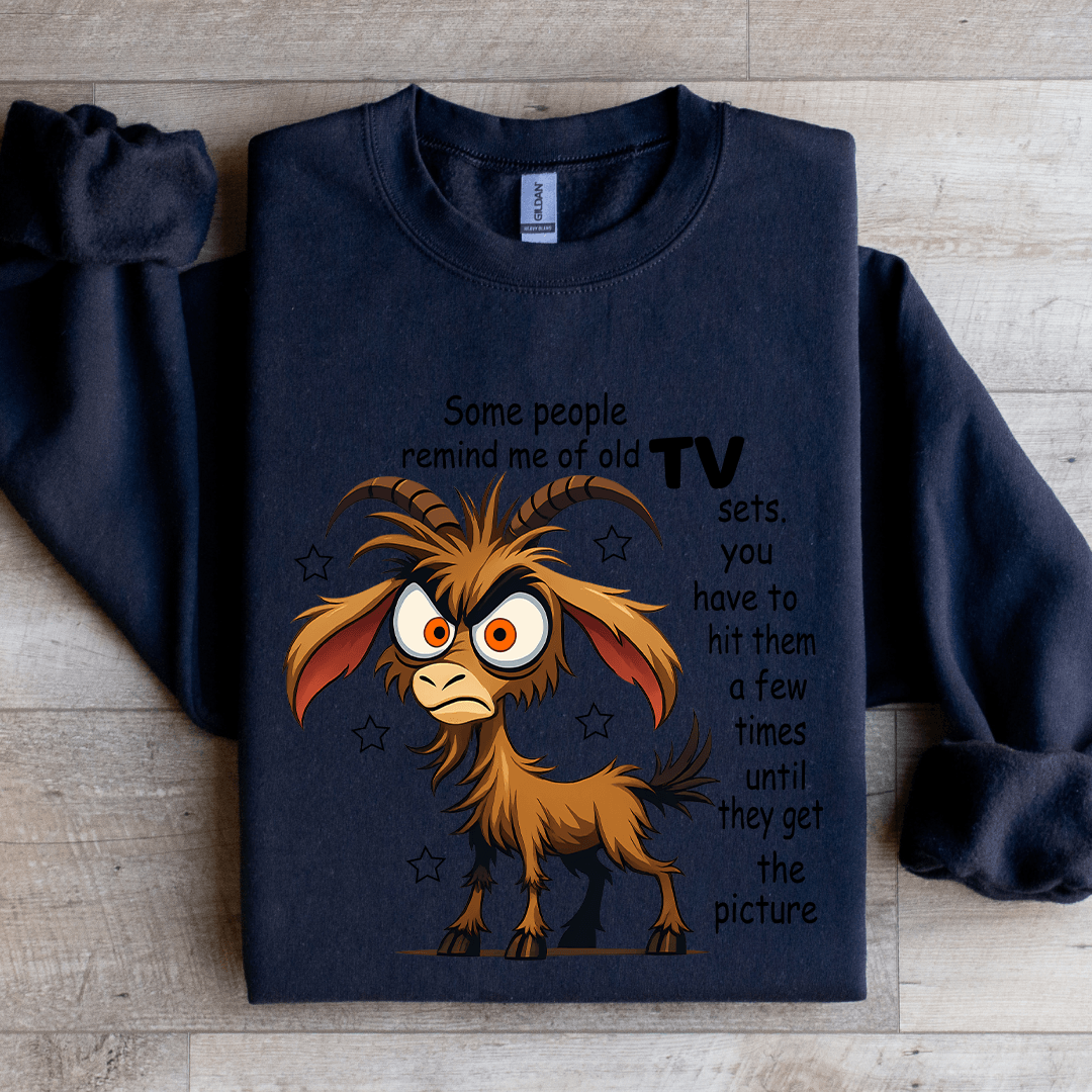 Some People Remind Me Of Old Tv Sets Sweatshirt 1