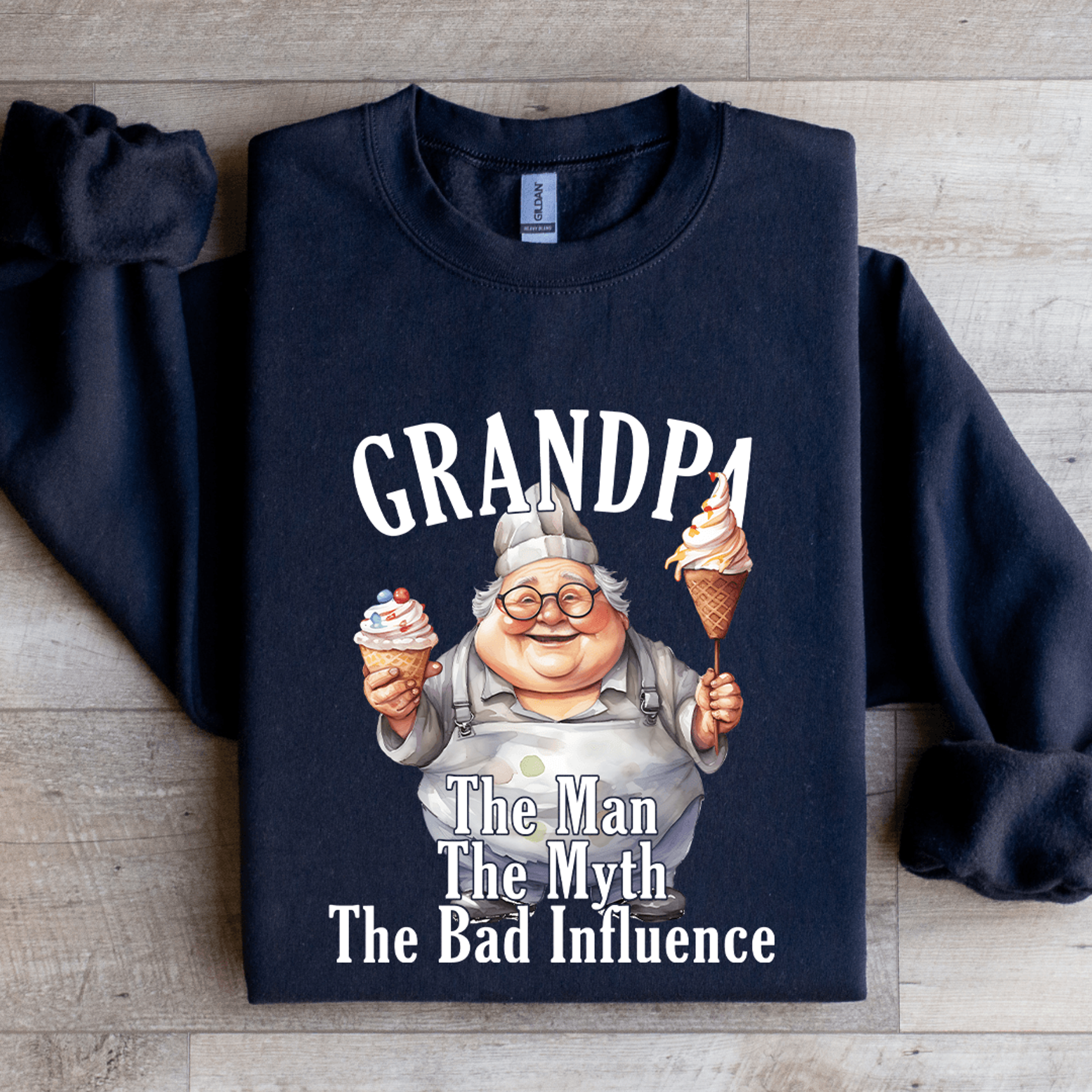 Grandpa The Man The Myth Sweatshirt 2
