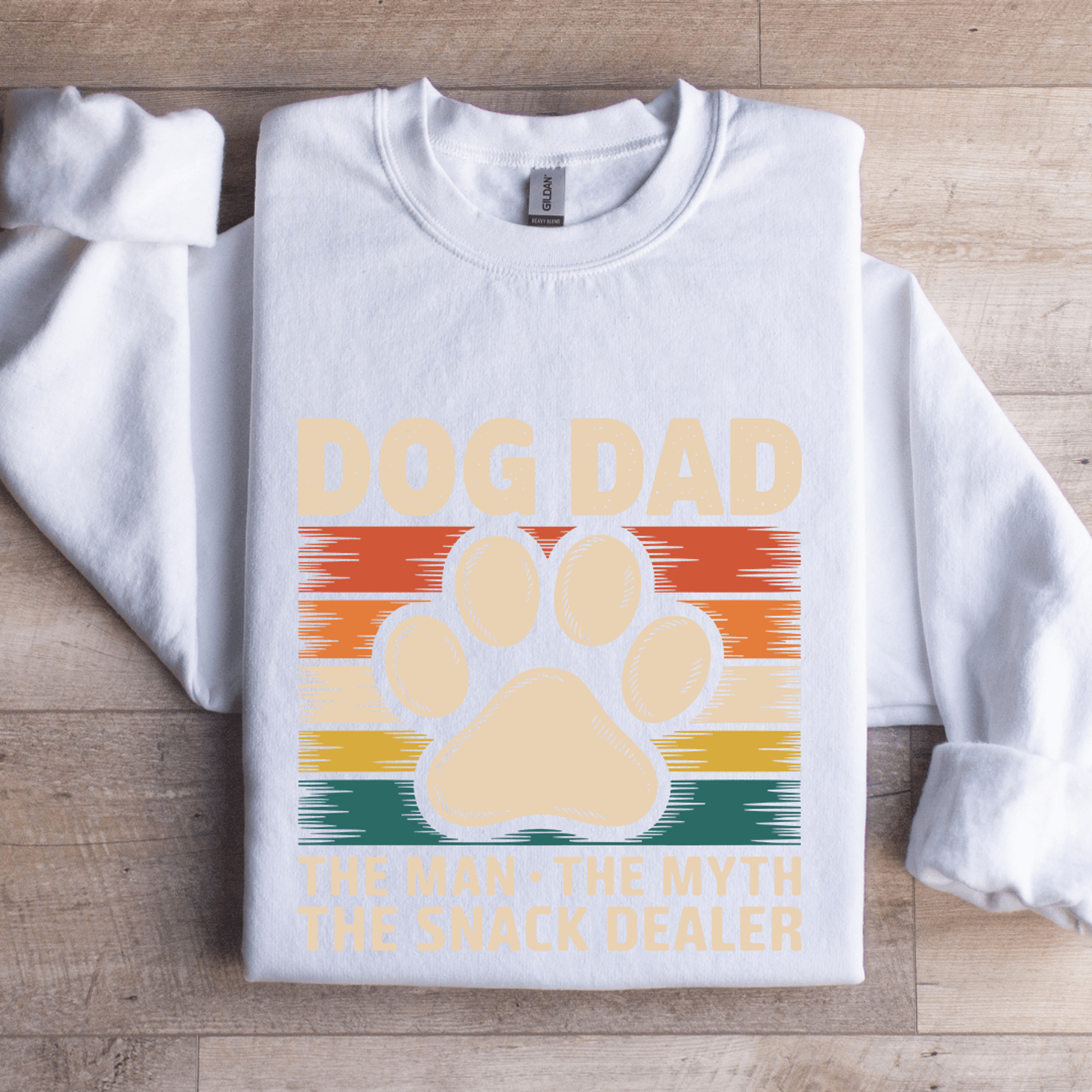 Dog Dad The Man The Myth The Snack Dealer Sweatshirt 1