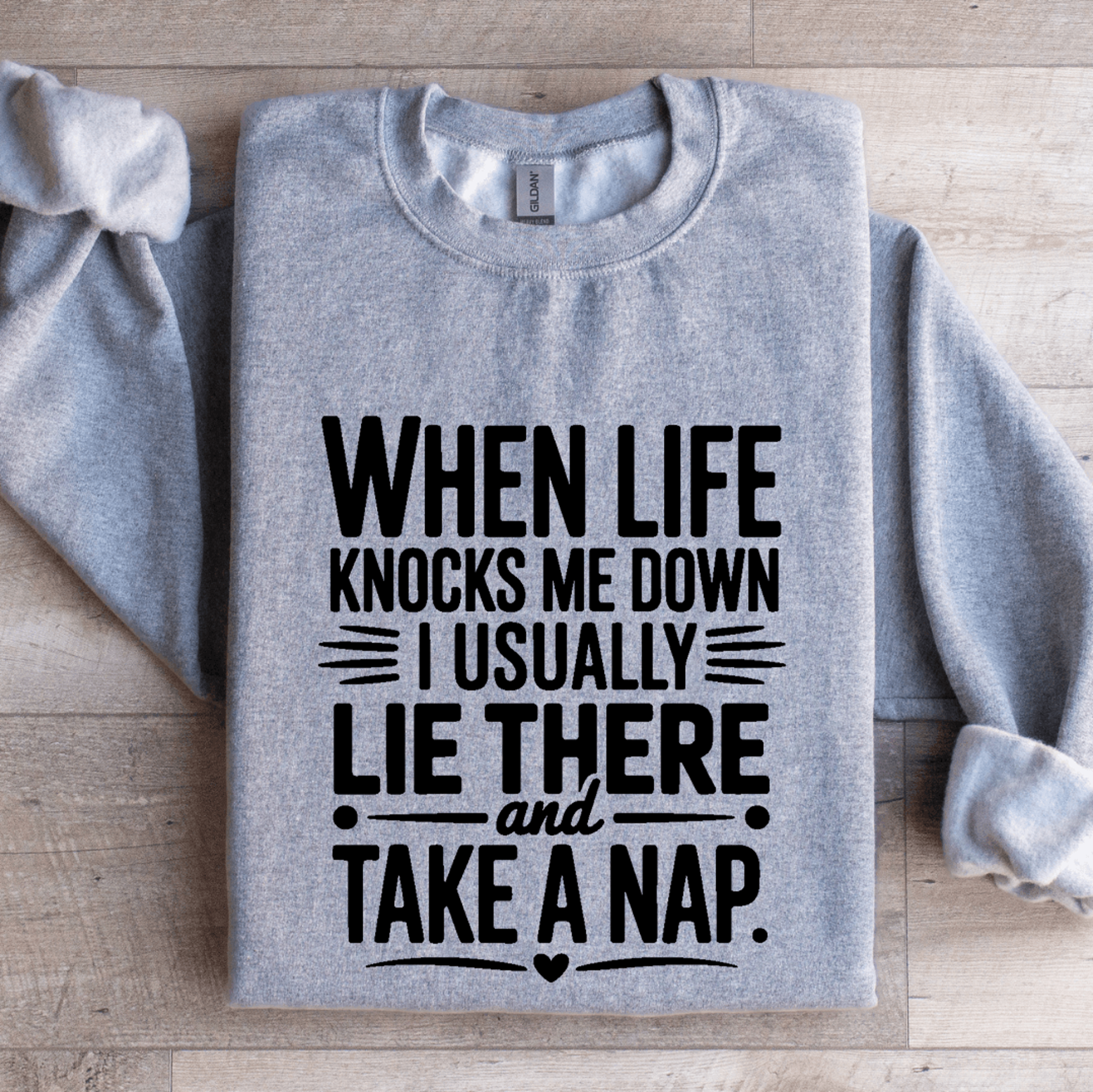 When Life Knocks Me Down Sweatshirt 3
