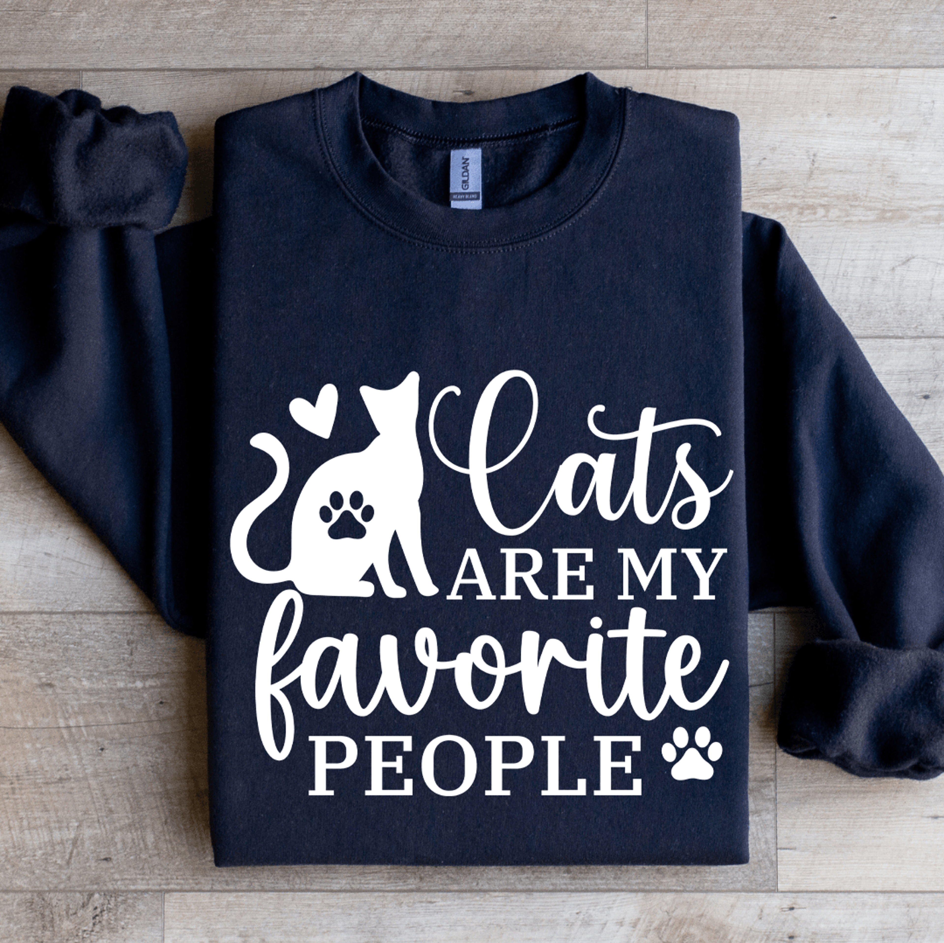 Cats Are My Favorite People Sweatshirt 2