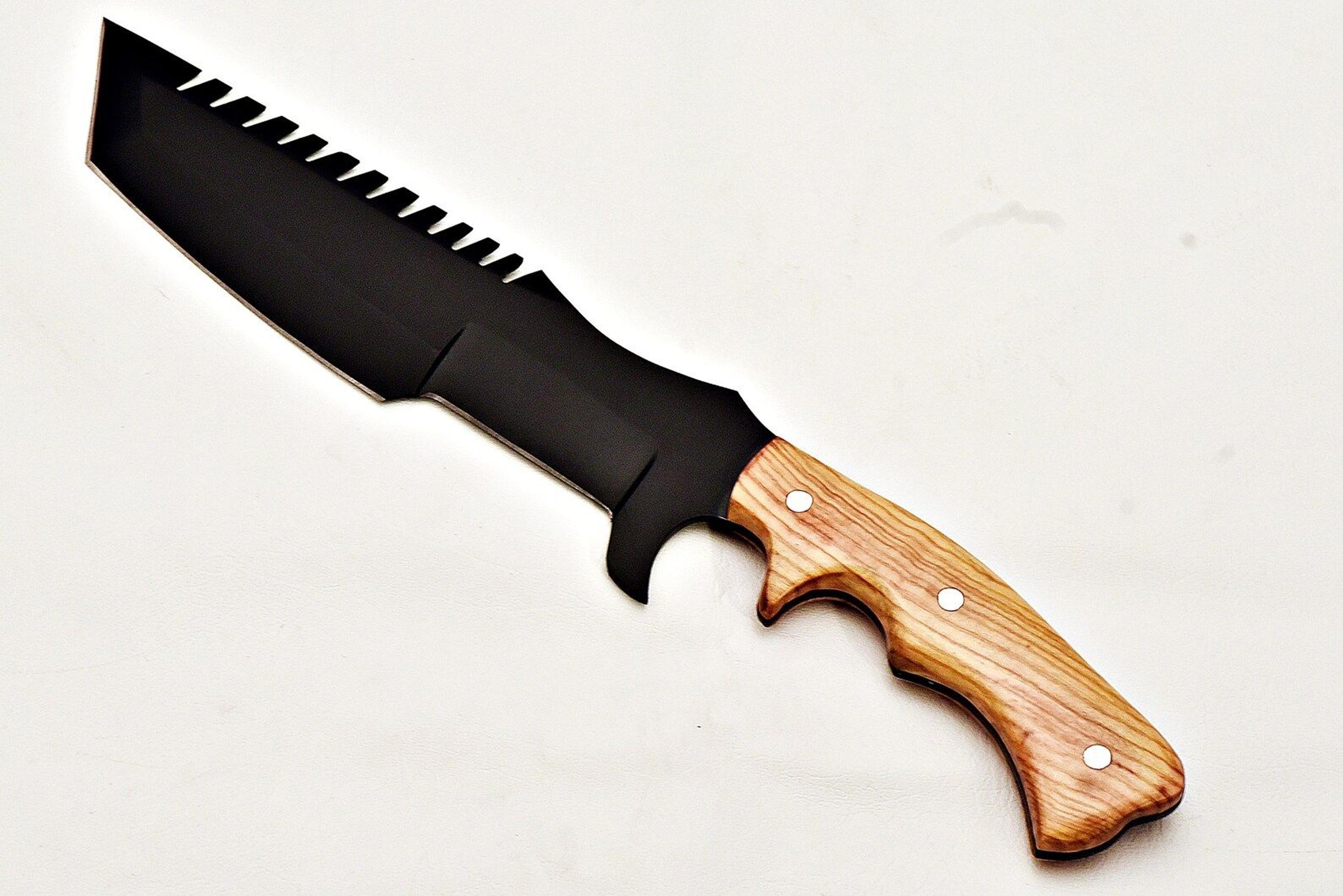 1095 Carbon Steel Tracker Knife  Premium Handmade Outdoor Blade  Groomsmen Knife Gift 2