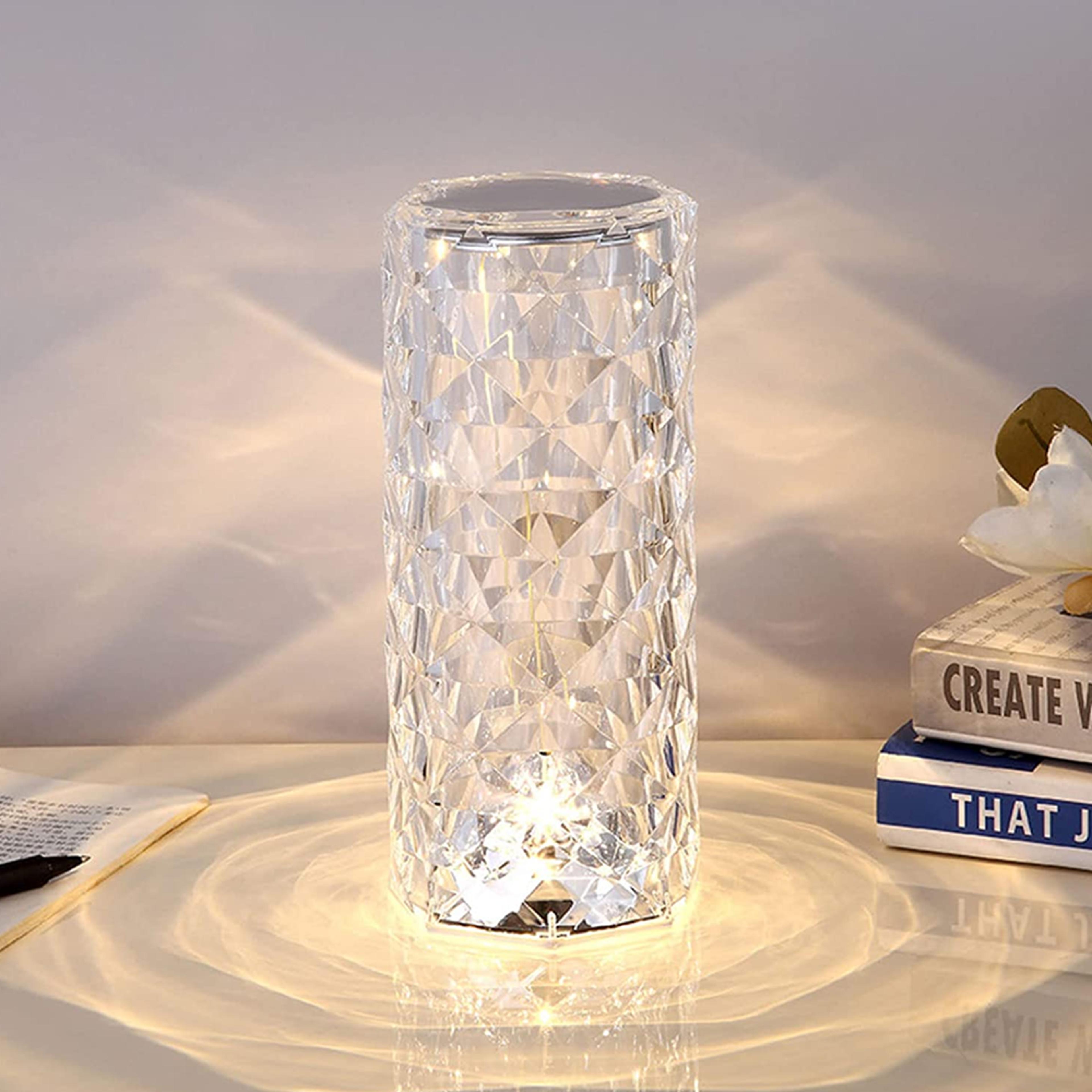 Crystal Color Changing Touch Operated + Remote Control Lamp 1