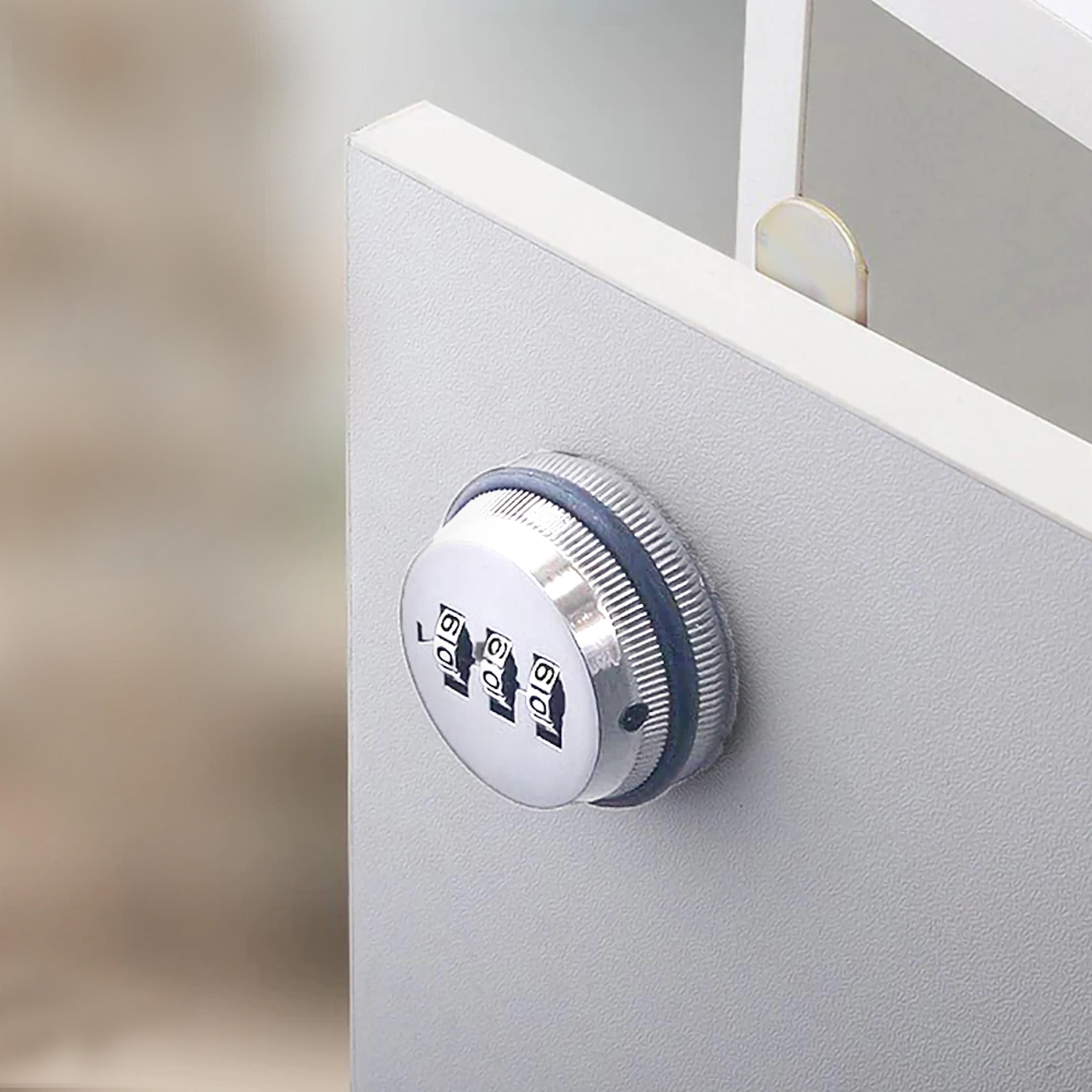 3 digit combination password cabinet lock