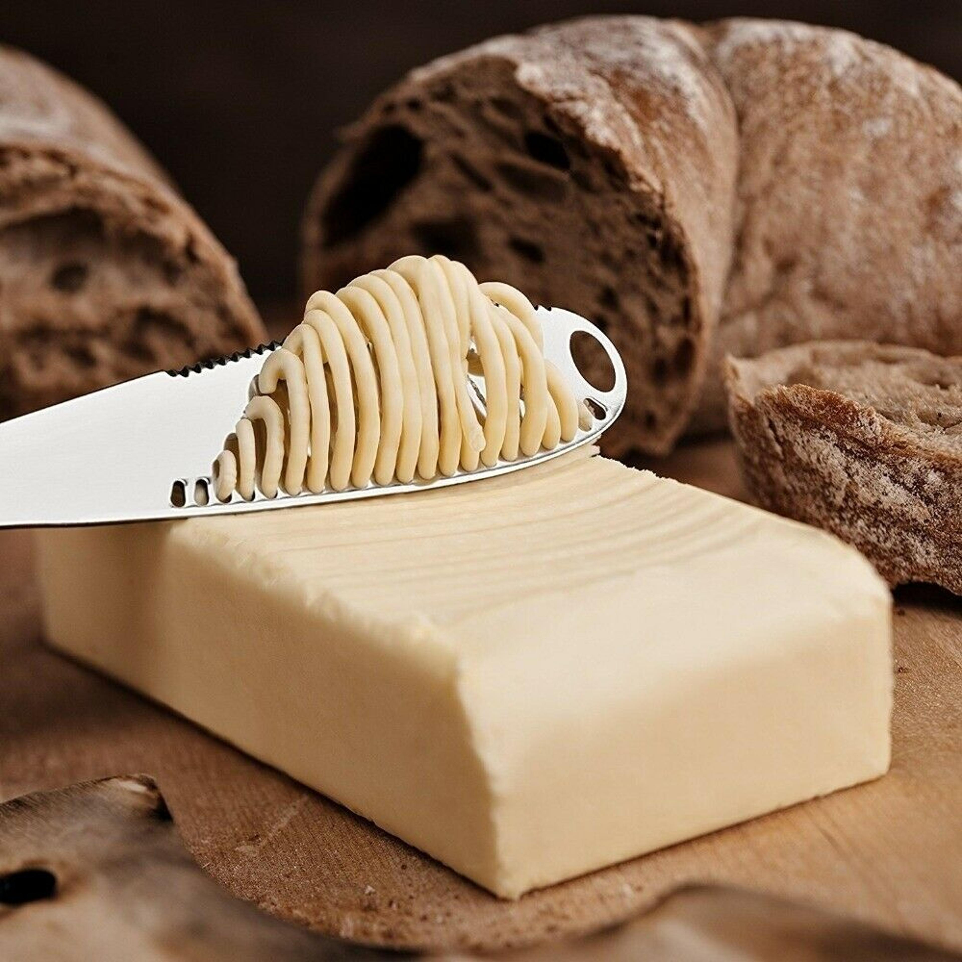 3-in-1 kitchen stainless steel butter spreader