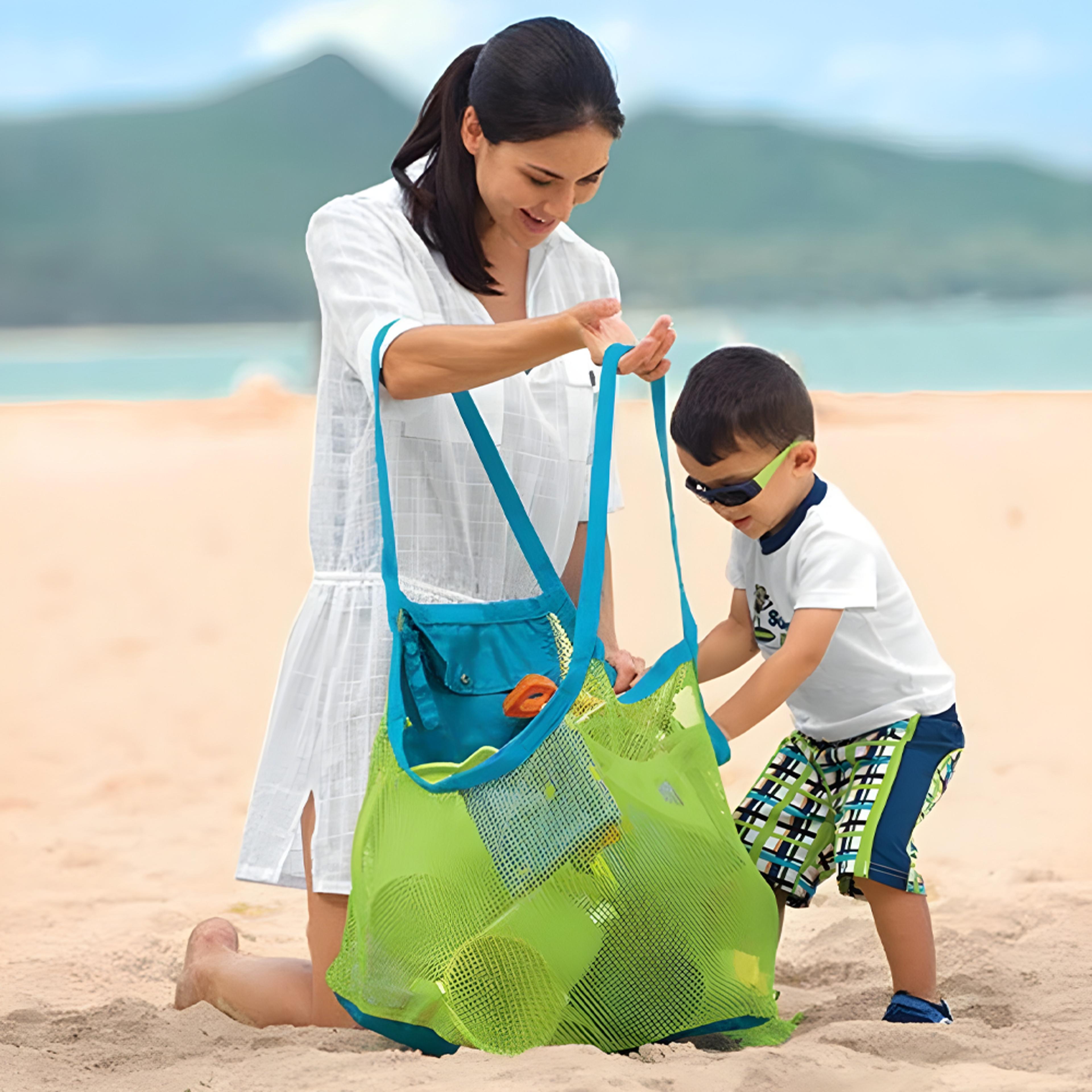 extra large mesh beach bag