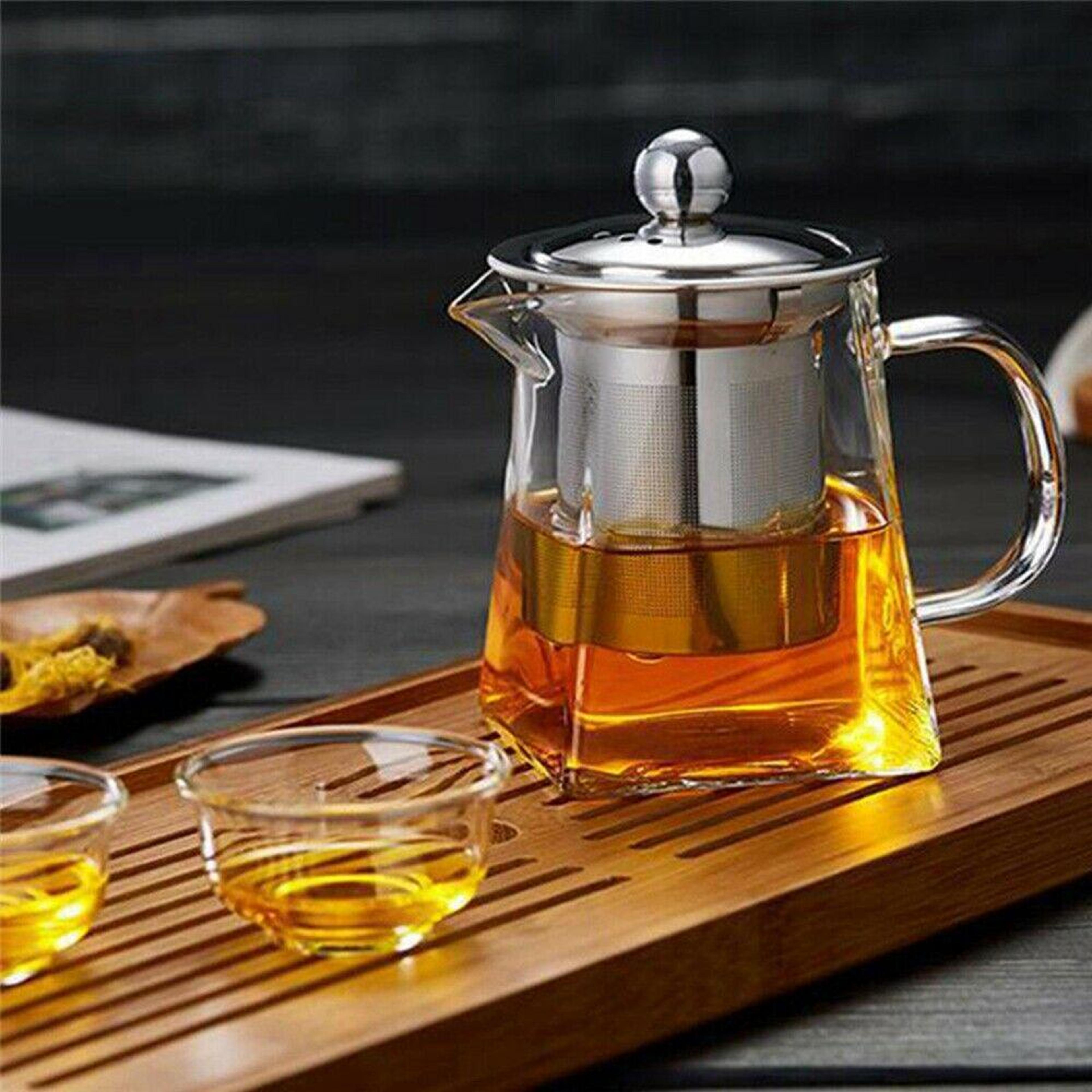 borosilicate glass teapot