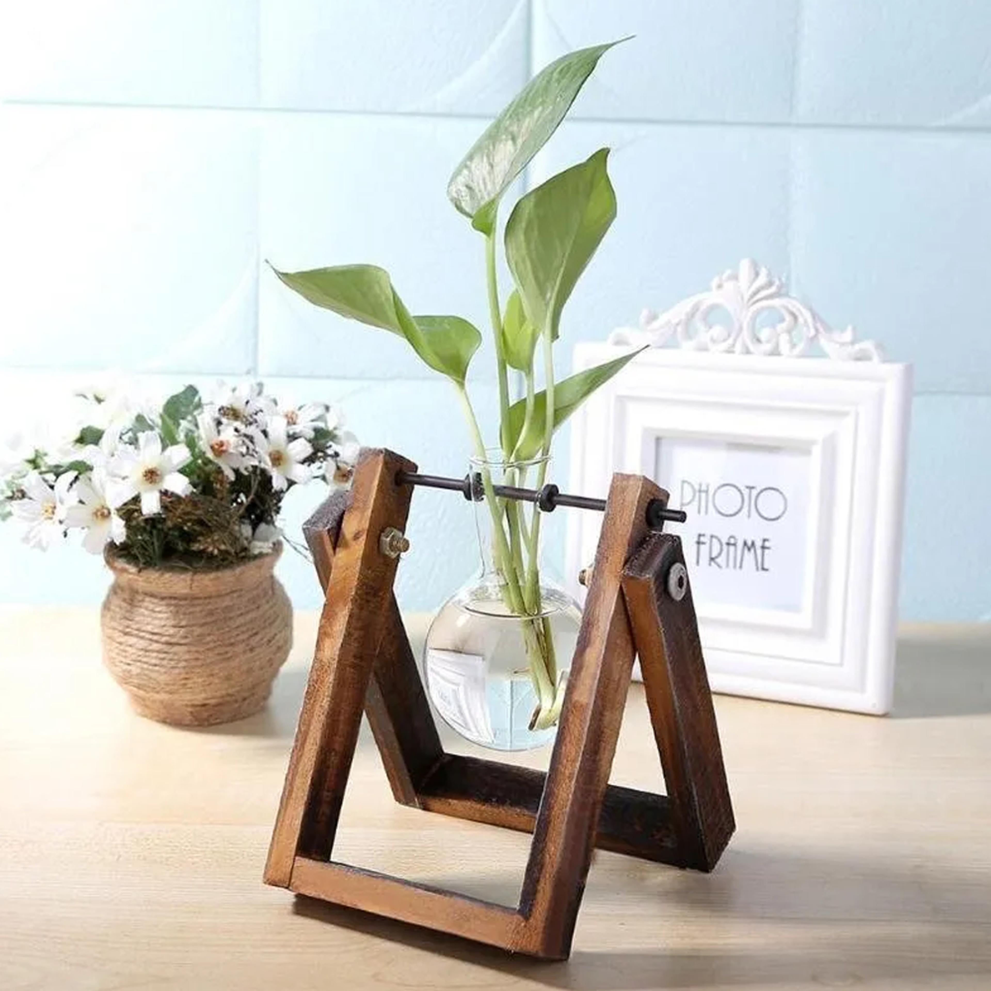 vintage hydroponic plant vase