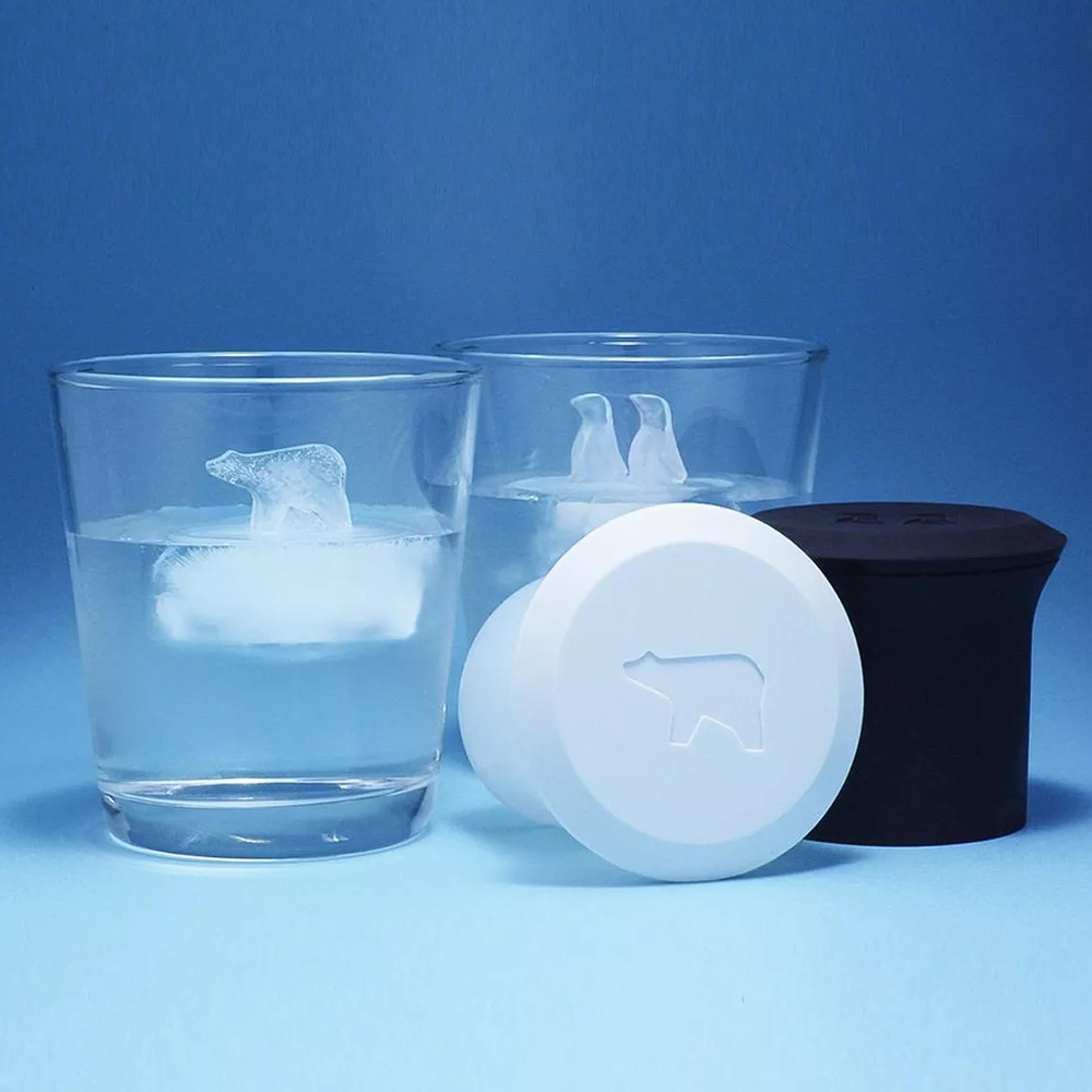 polar bear & penguin ice mold set