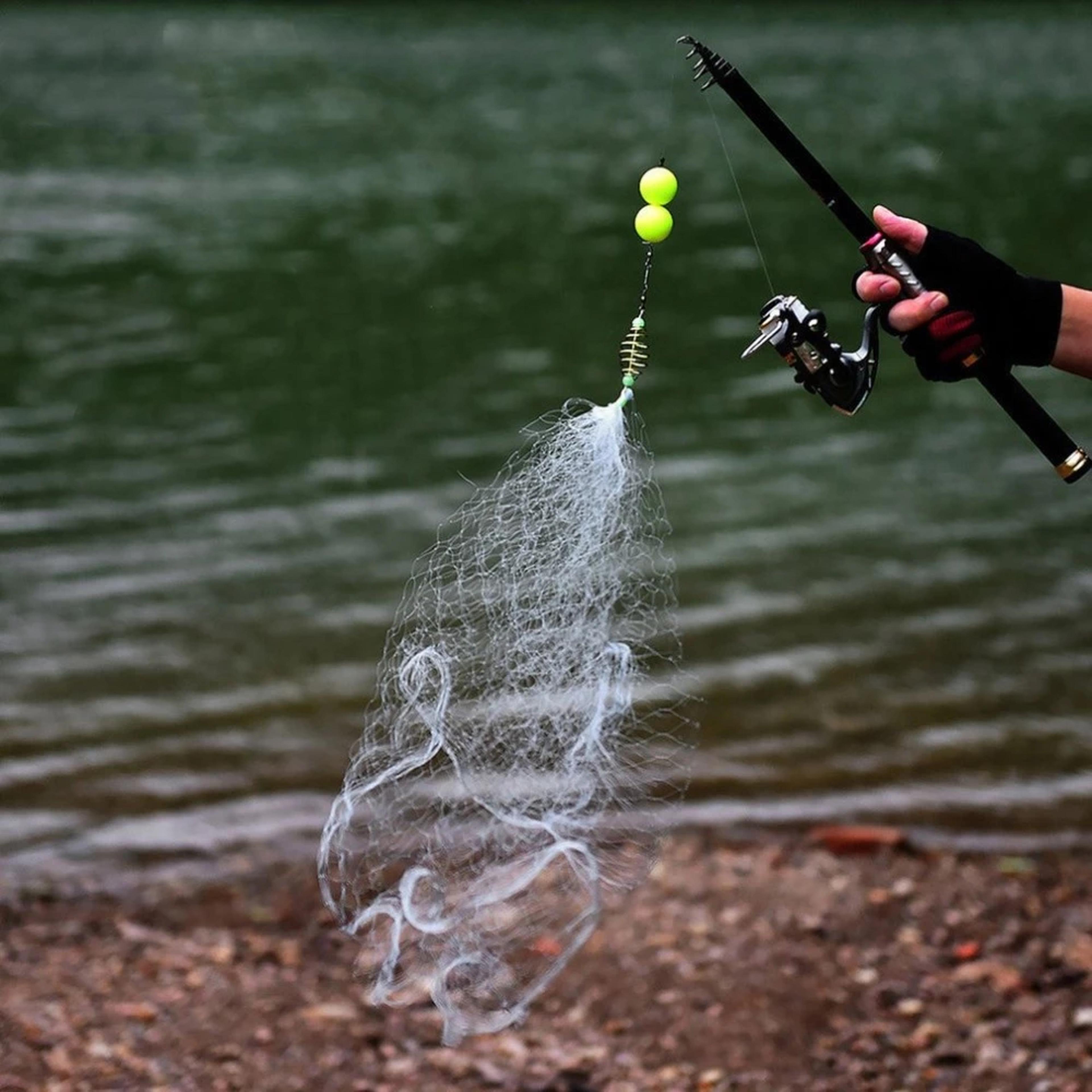 explosive hook fish net