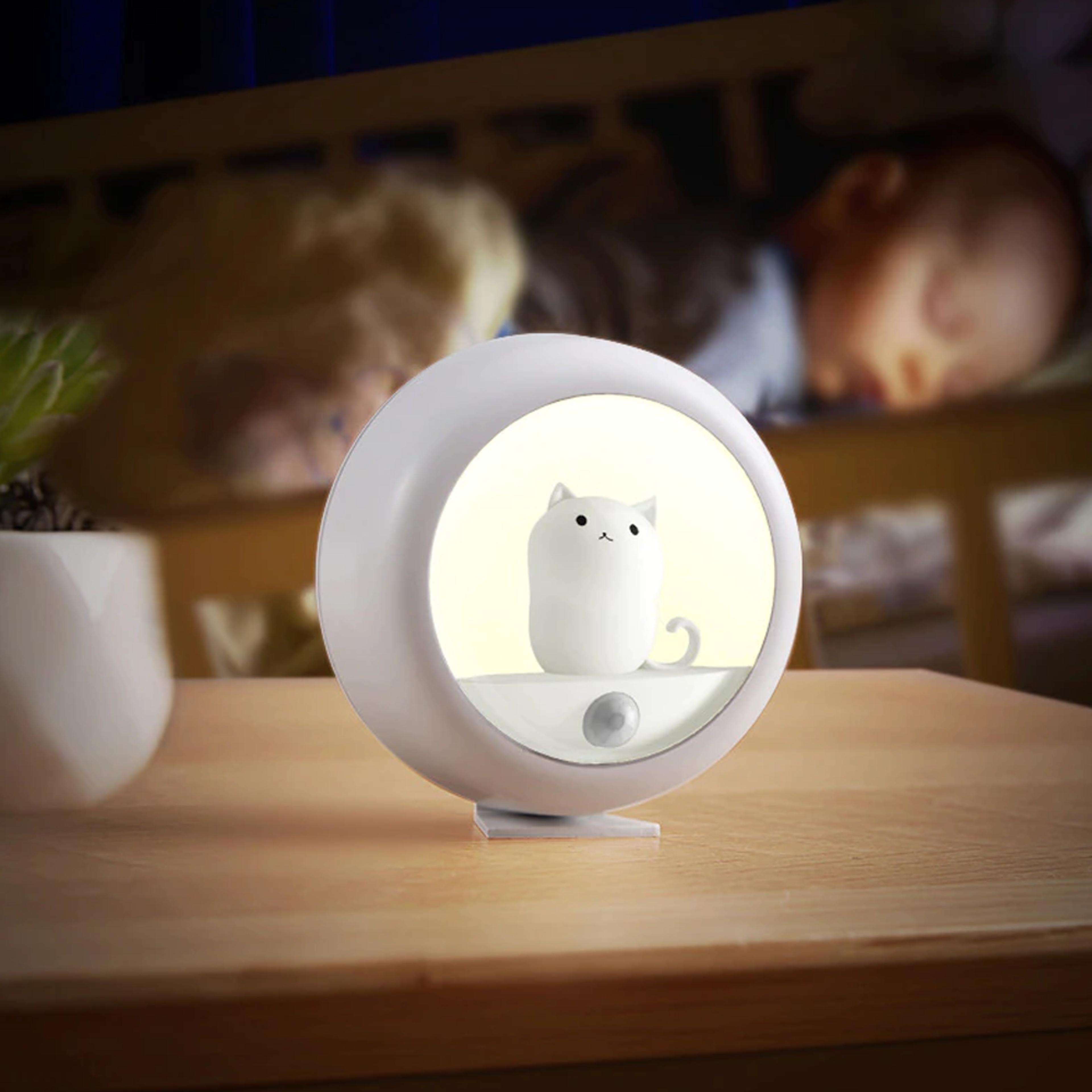 induction cat night light