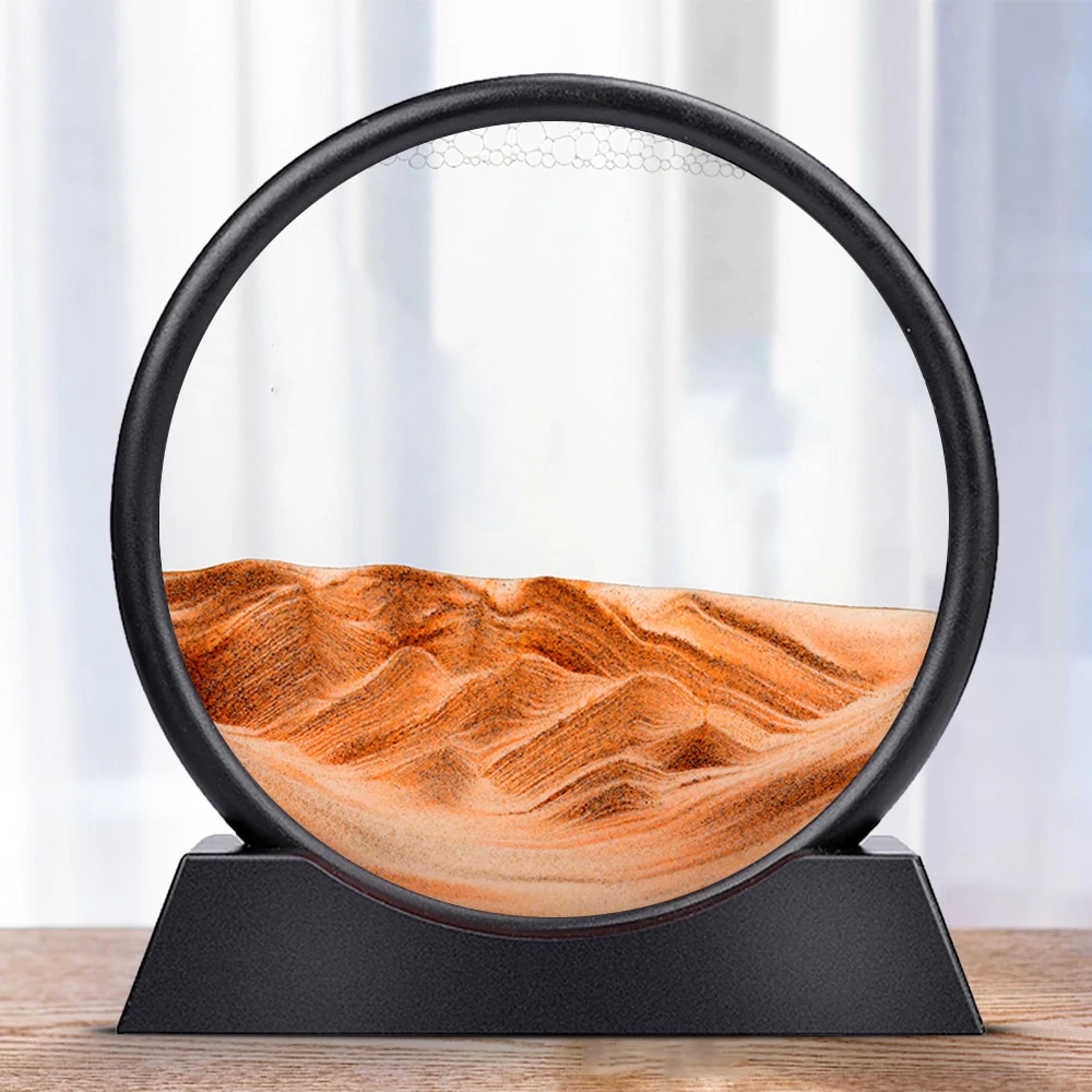 3d moving sand art hourglass