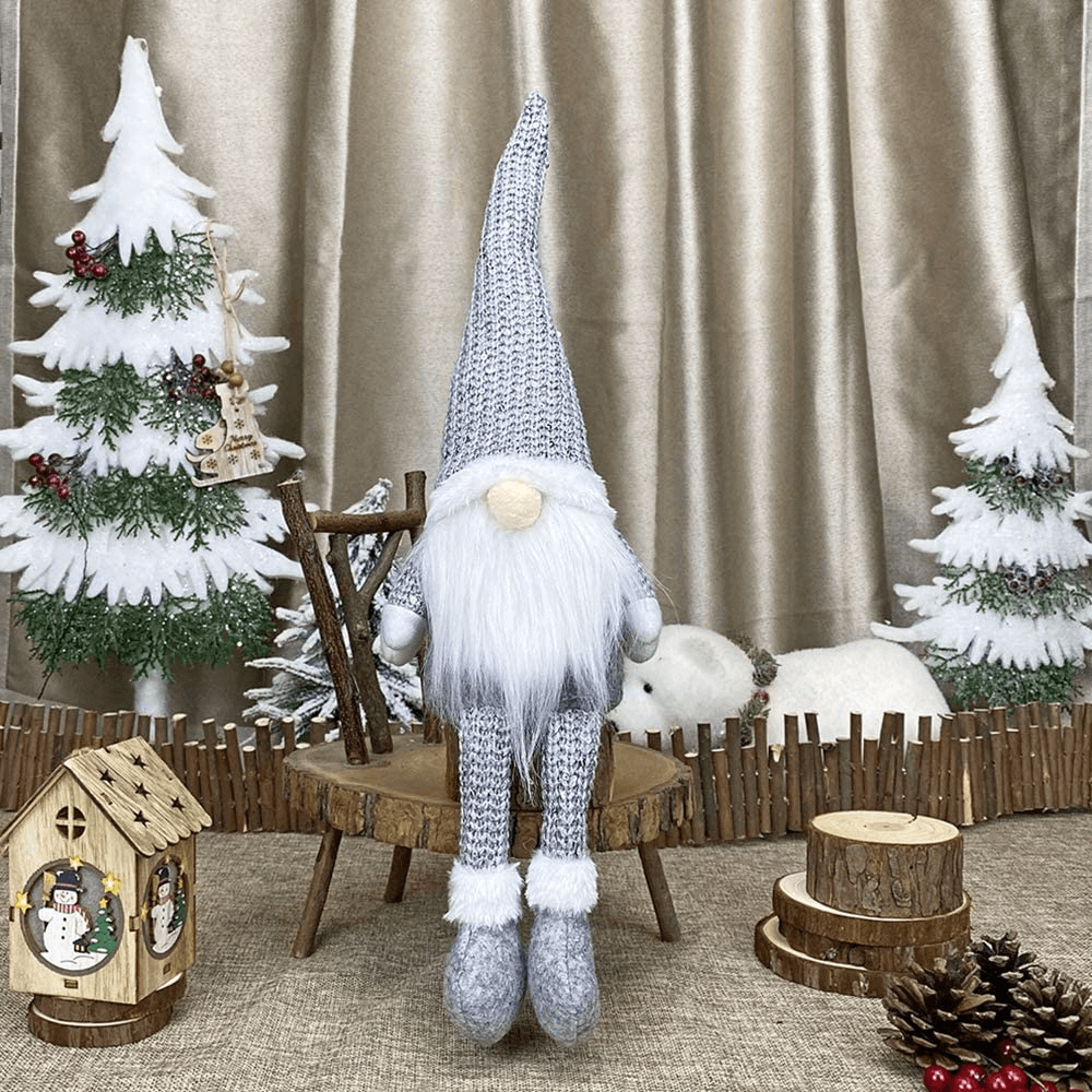charming christmas gnome decoration