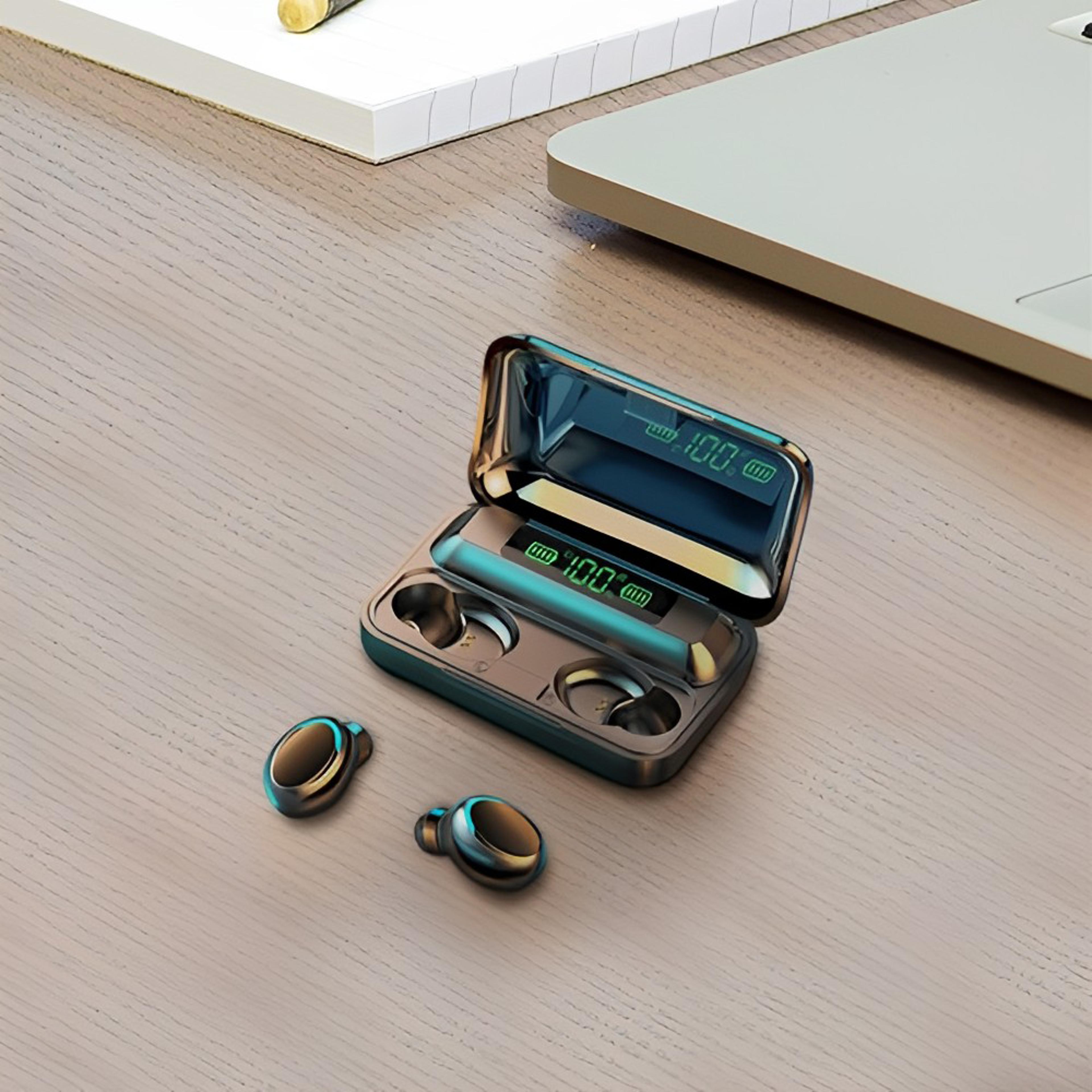 waterproof earbuds with charging case