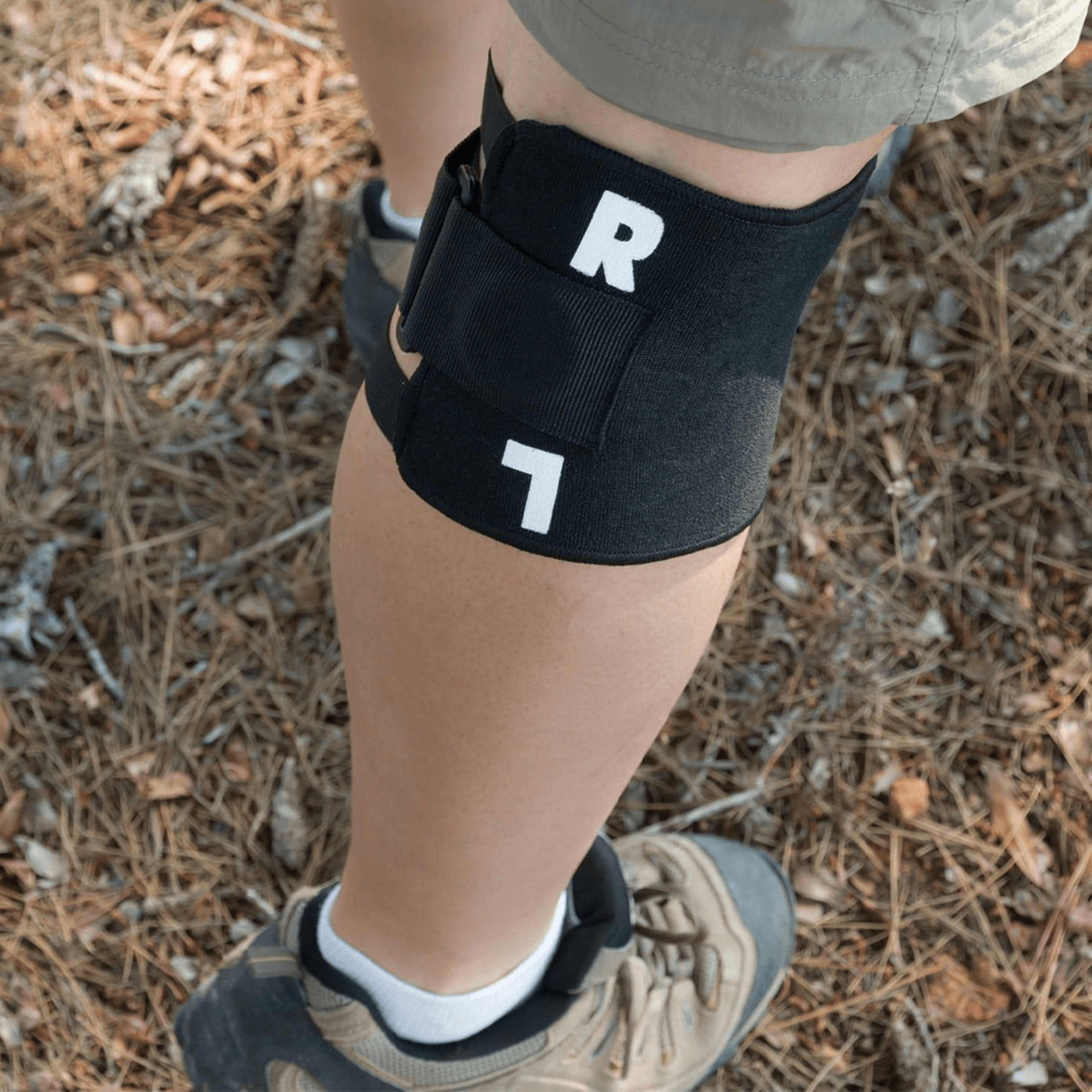 Comfortable overnight knee and back brace