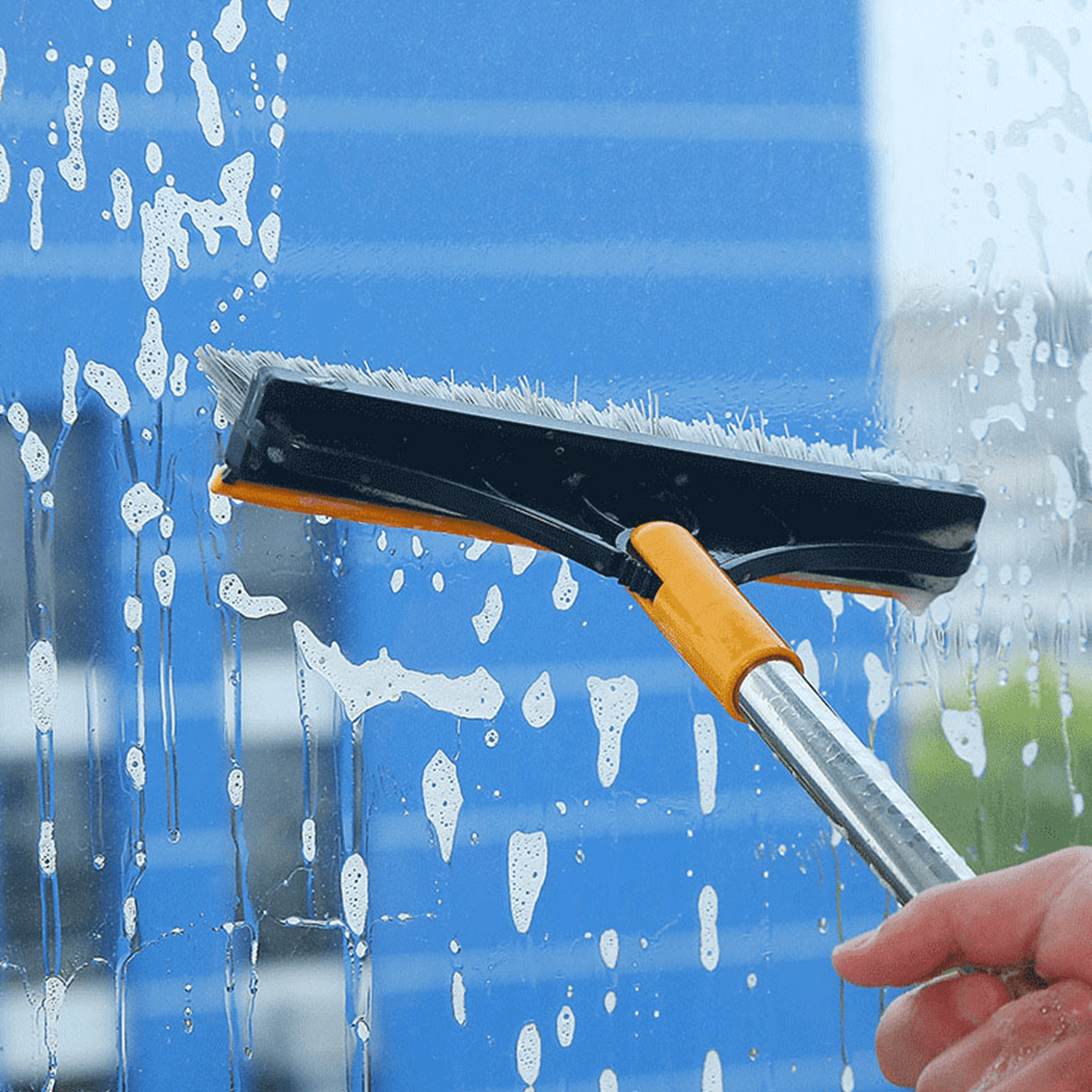 2-in-1 floor brush scrub brush
