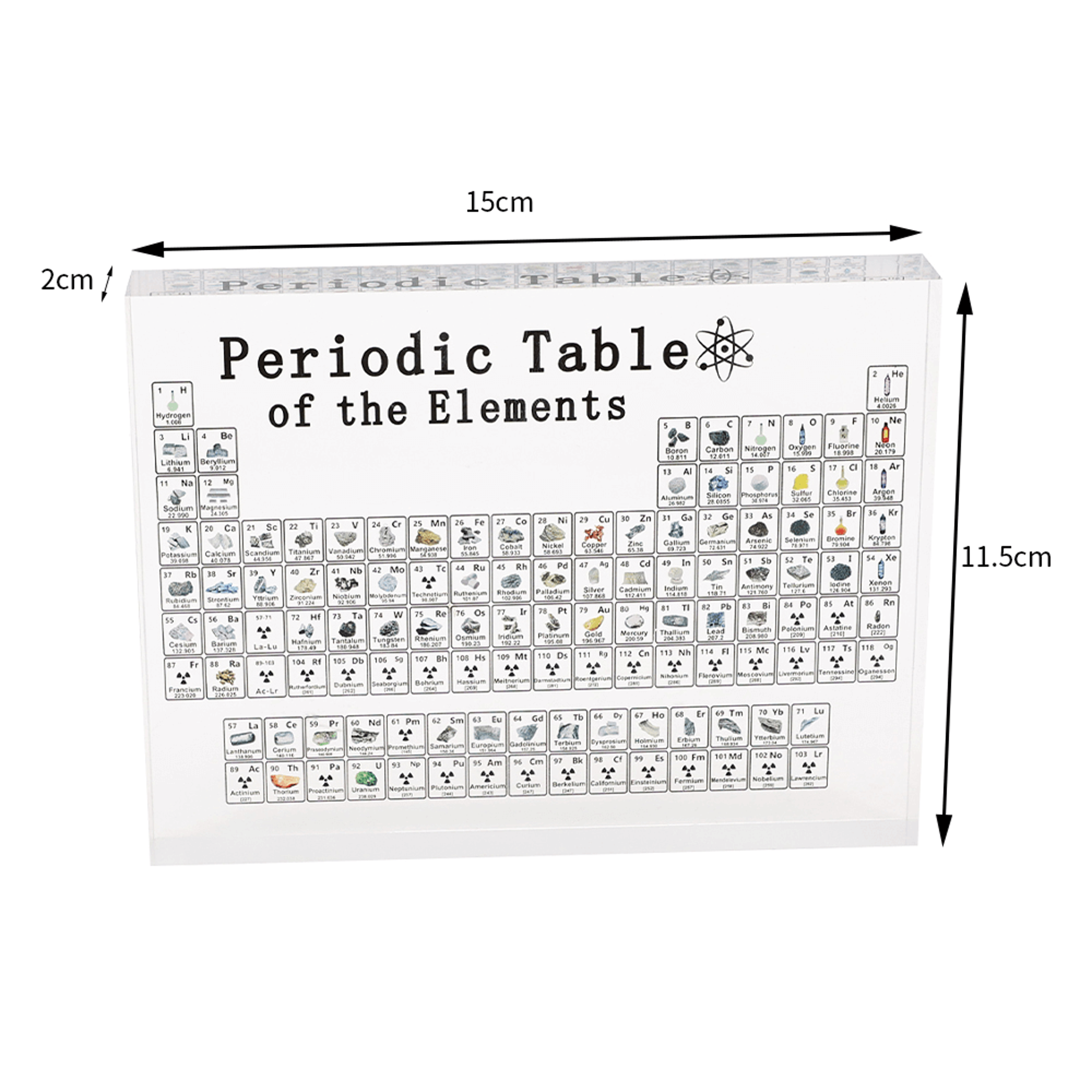 Decorative periodic tables for science rooms