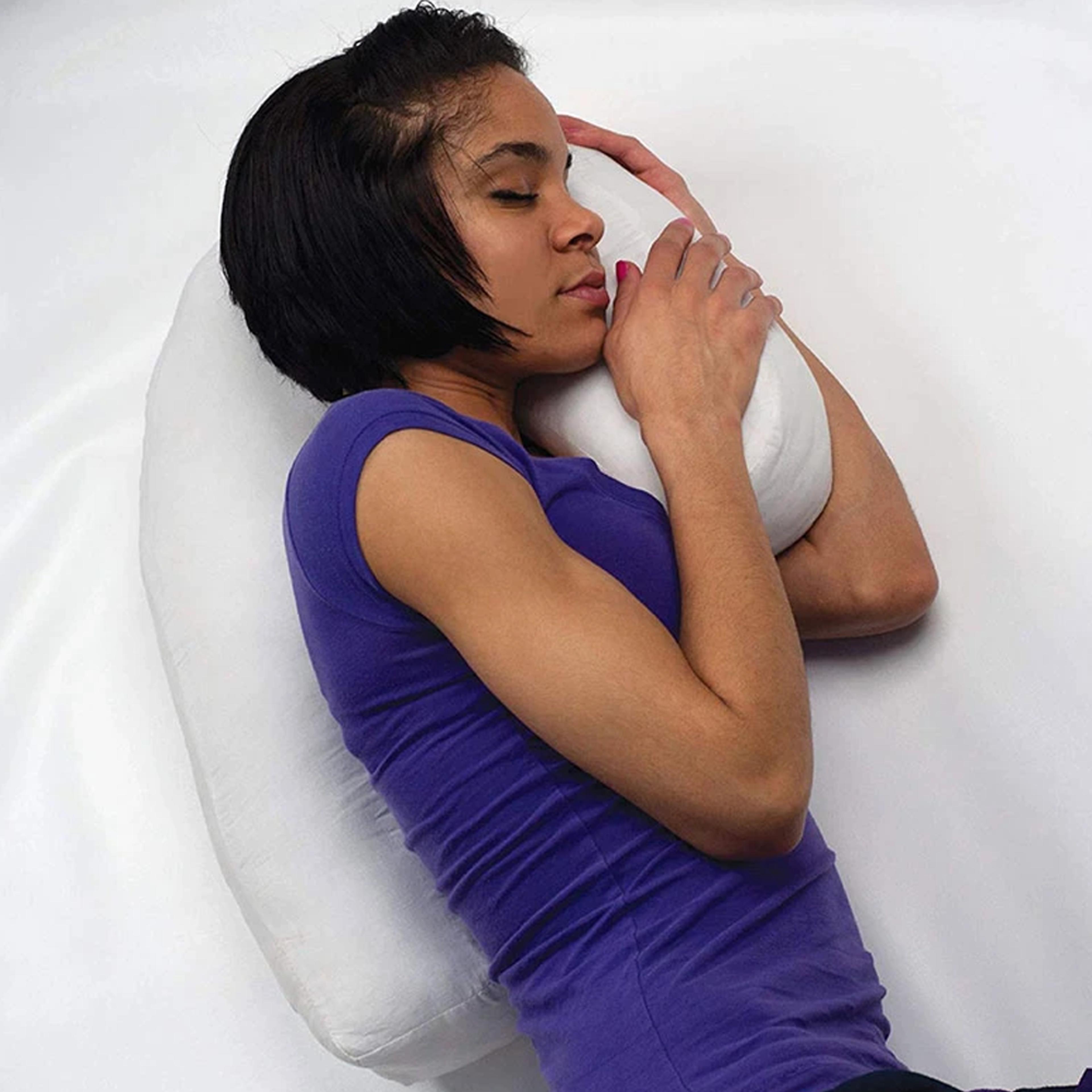 side sleeper pillow with ear hole – perfect gift for comfortable & restful sleep