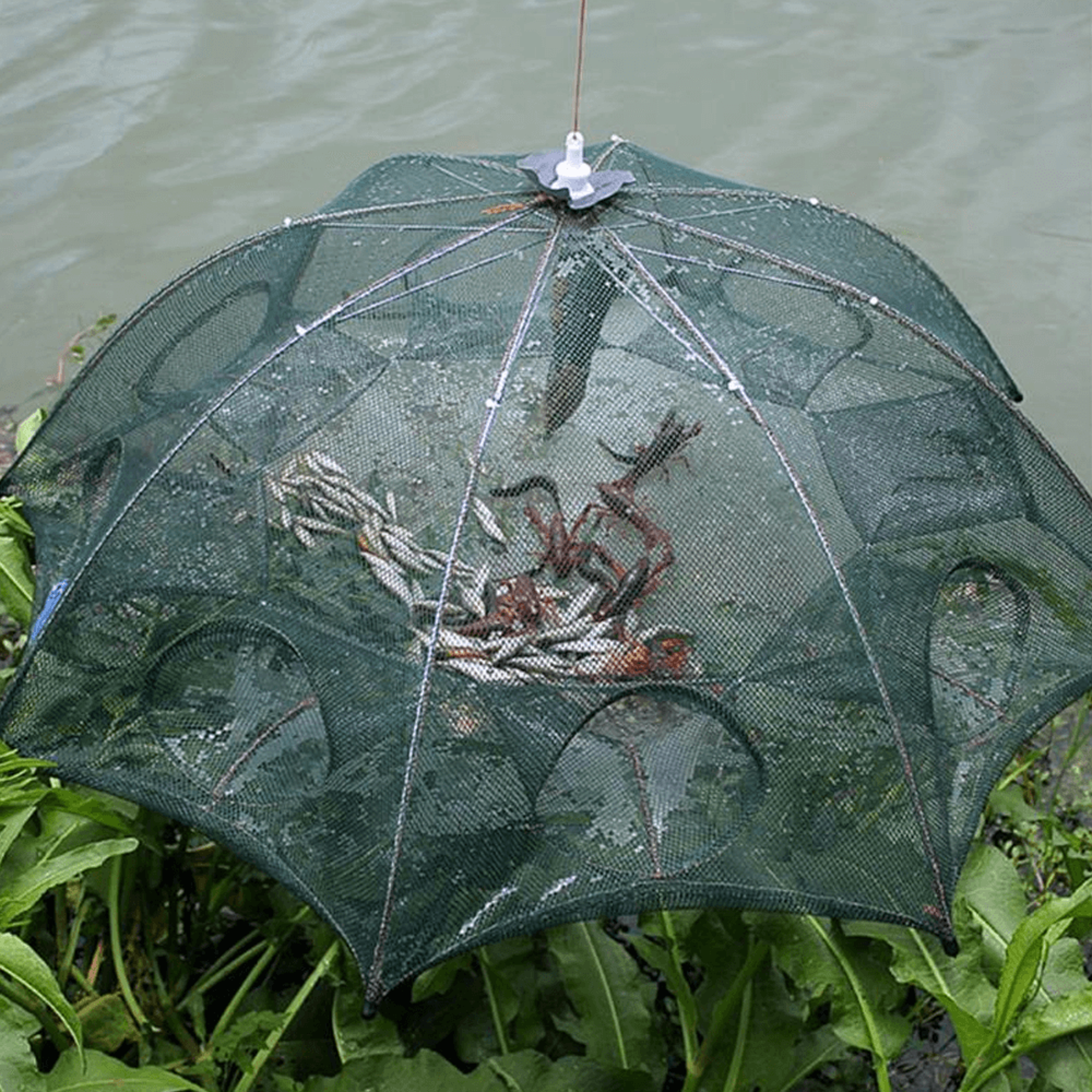 automatic foldable strengthened fish catcher