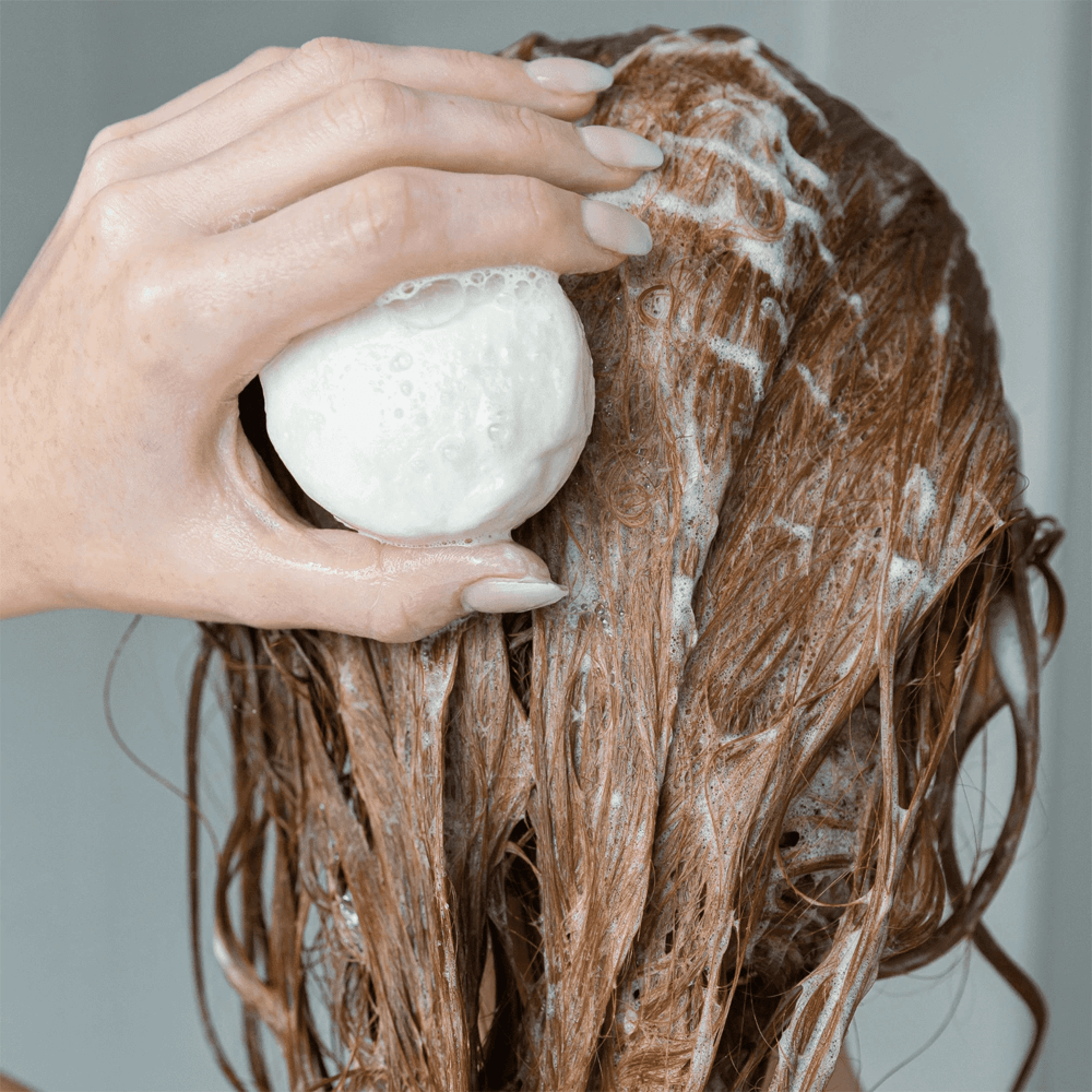 anti hair loss rice shampoo bar for stronger shiny hair