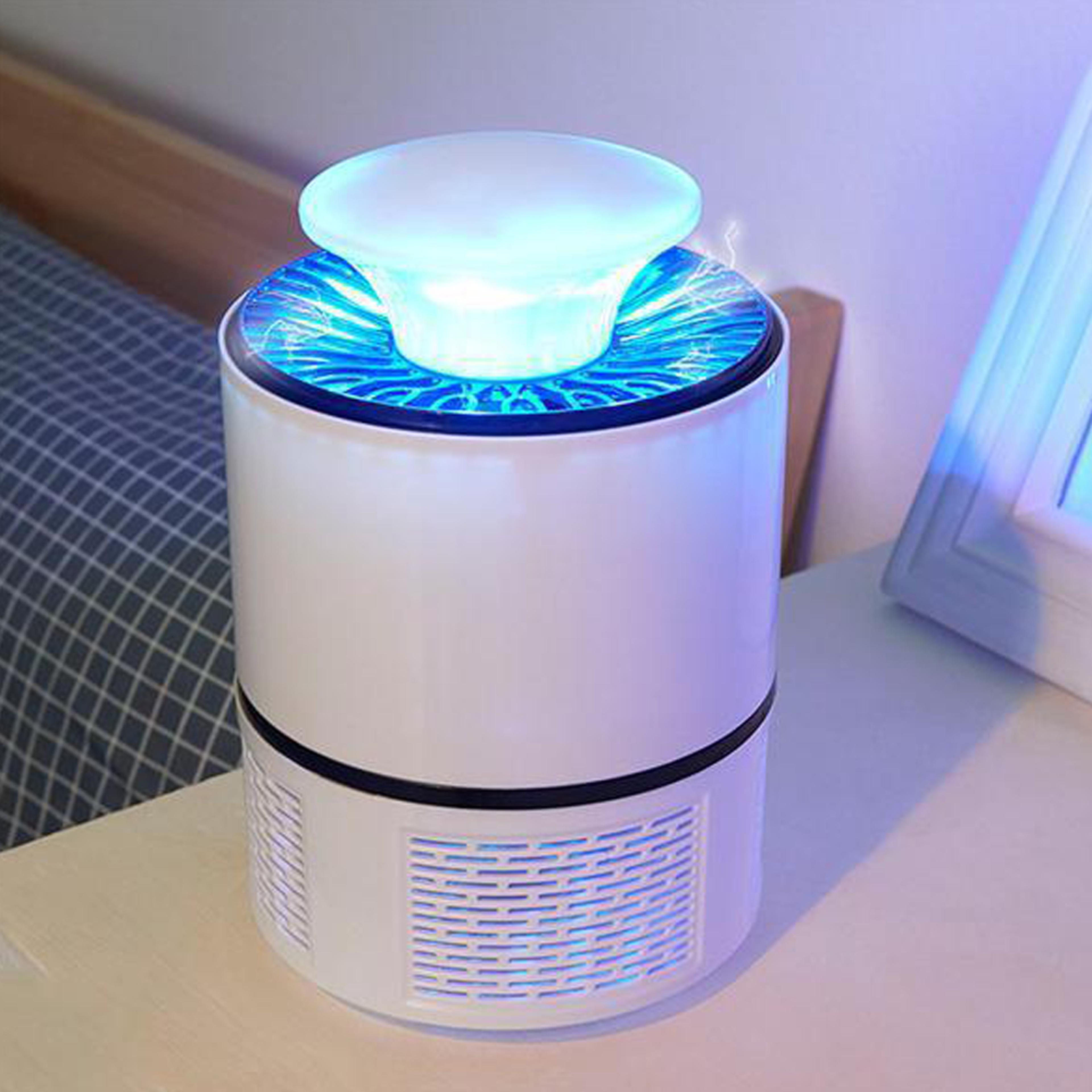 mosquito and flies killer trap lamp – safe, portable insect control for home & garden – great gift