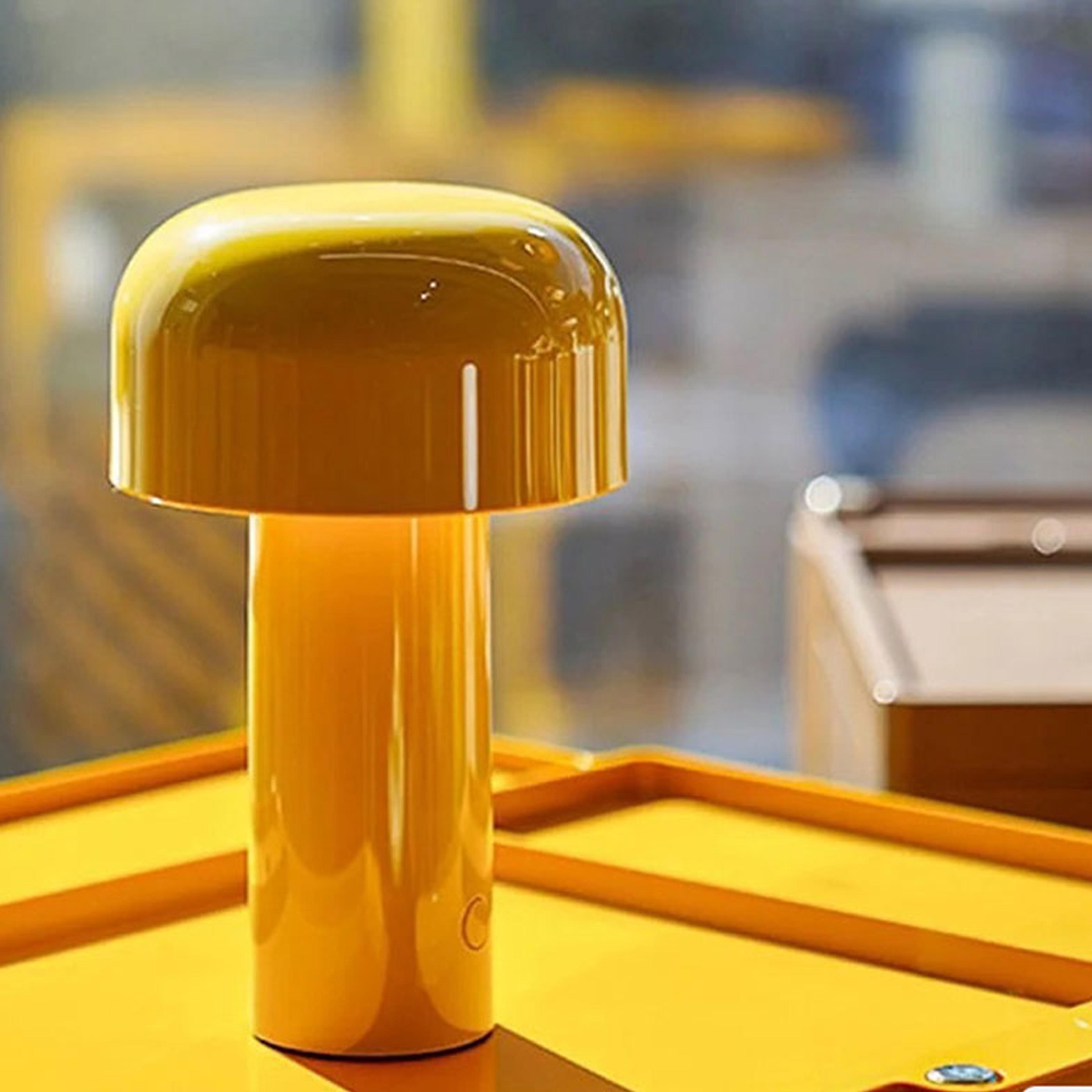led creative mushroom rechargeable table lamp