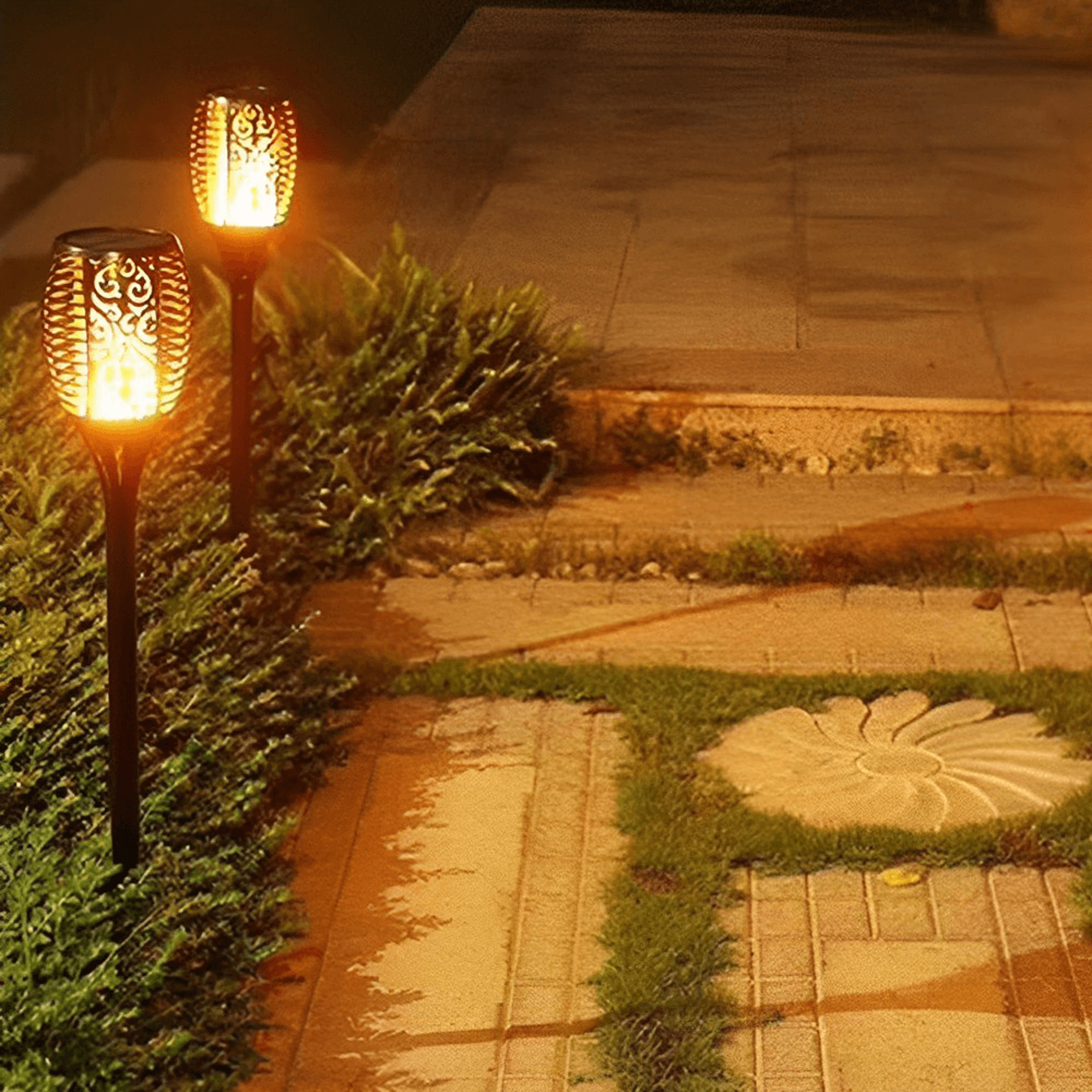 solar flame torch