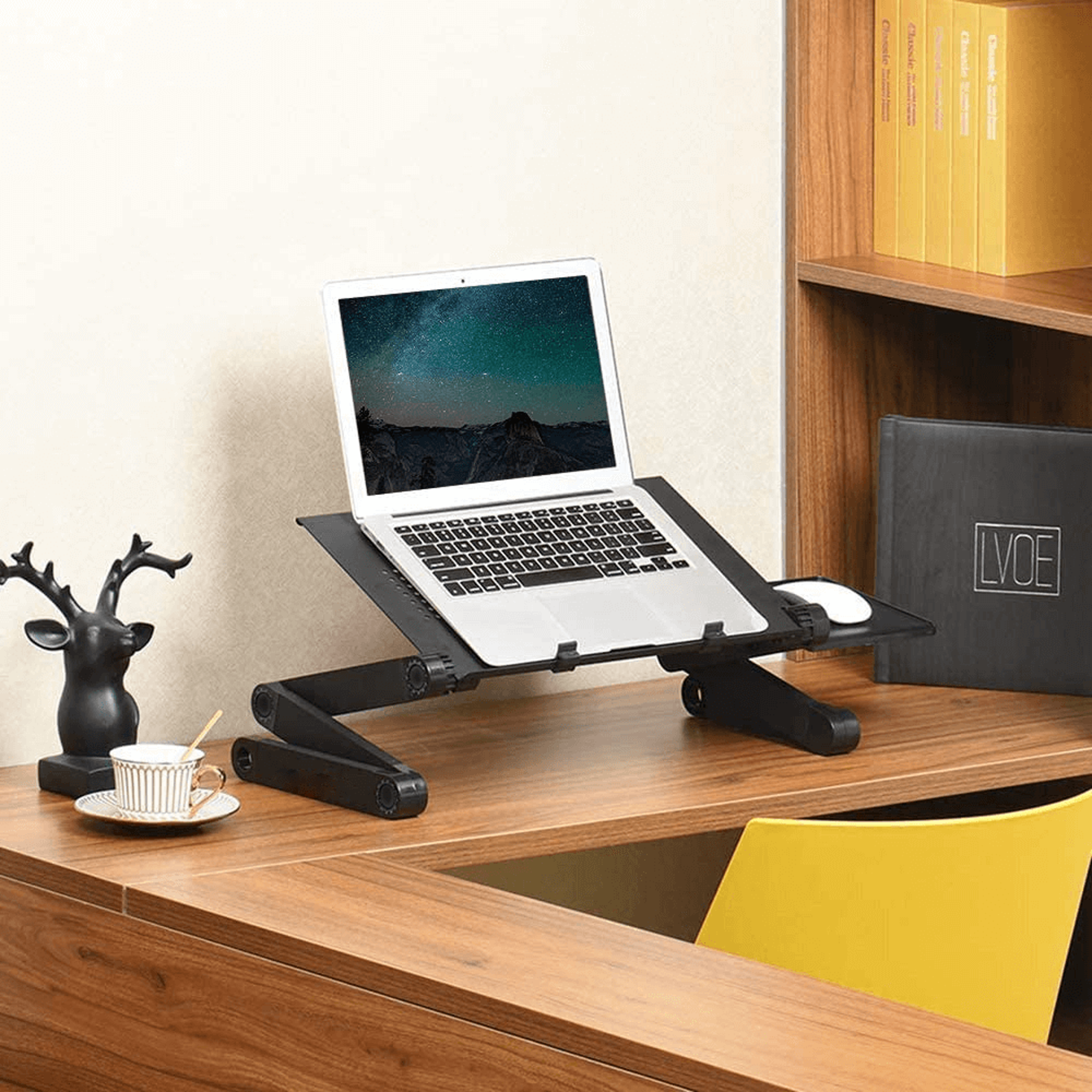 highly adjustable laptop stand for table