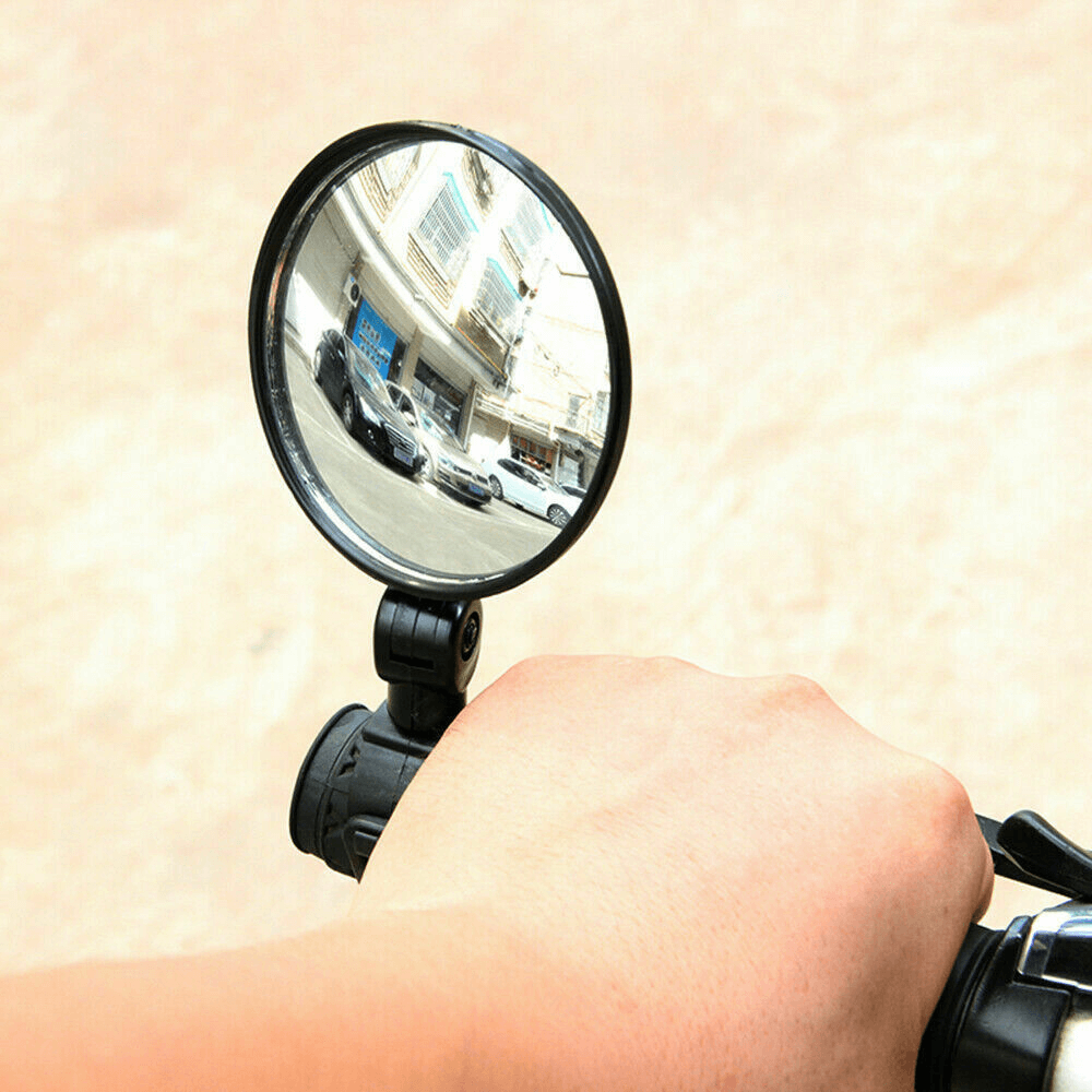 360 degree bicycle rear view mirror