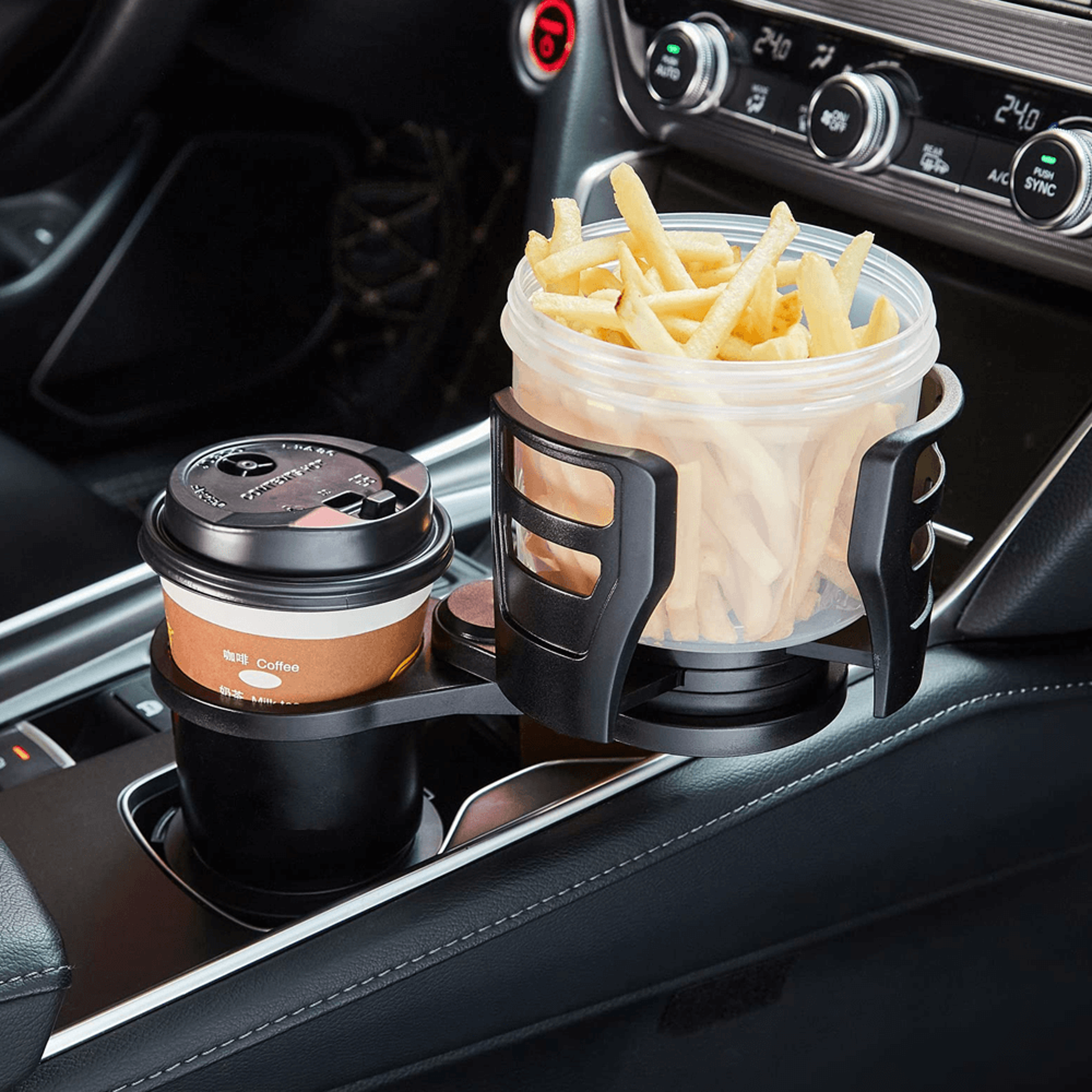 dual car cup holder