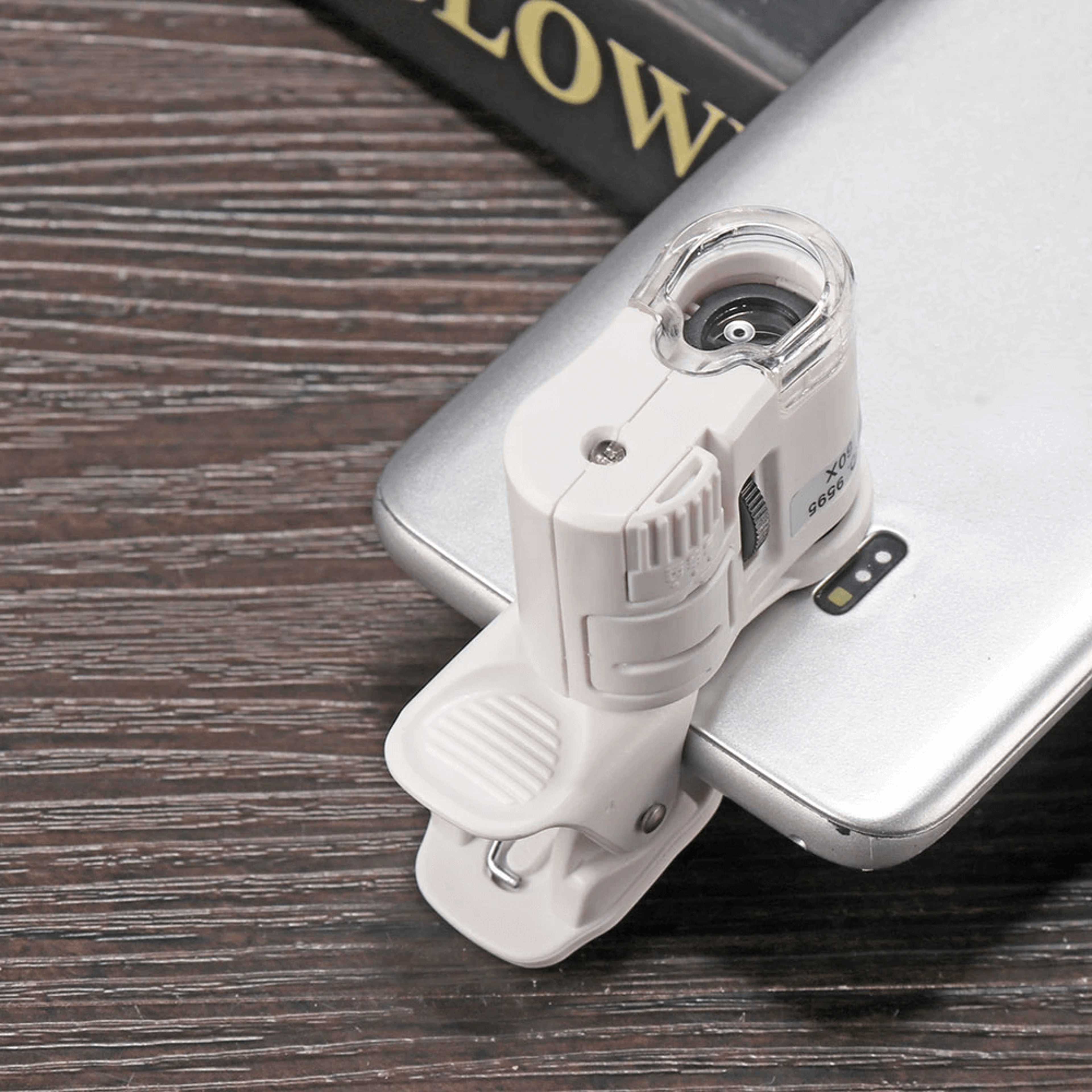 universal clip microscope 60x uv light