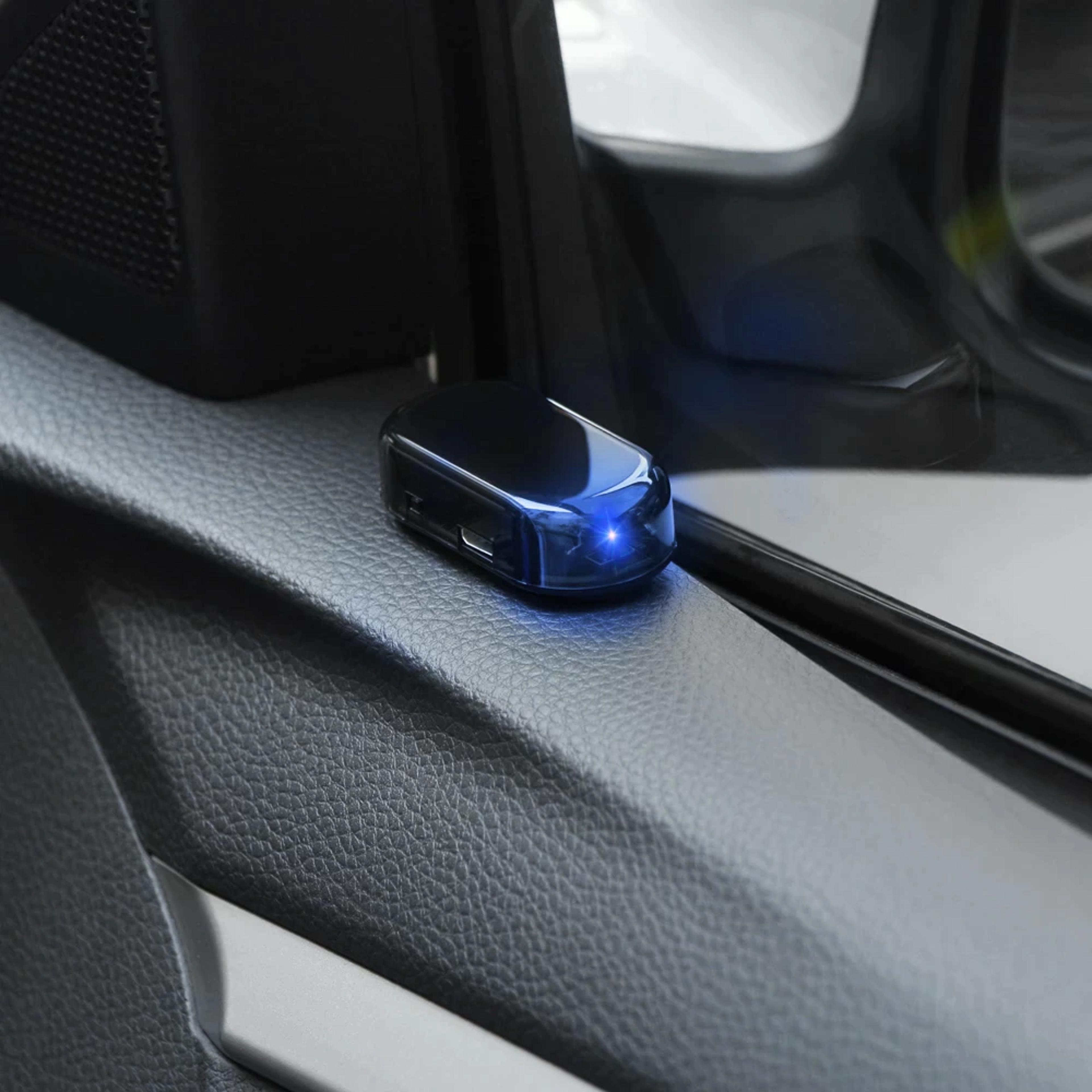 anti-theft car flashing led fake alarm