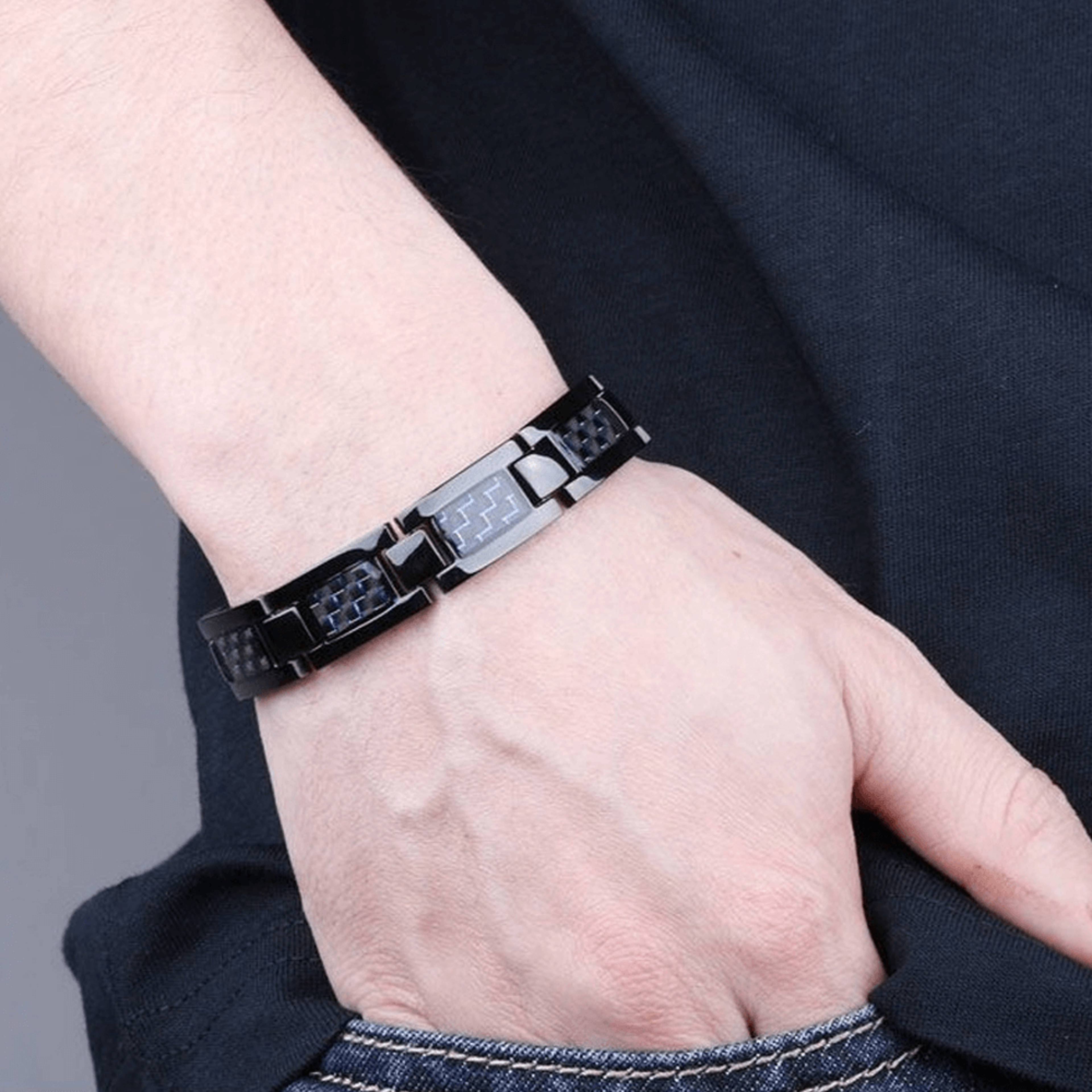men's lymph purifying bracelet – detox & wellness gift for him