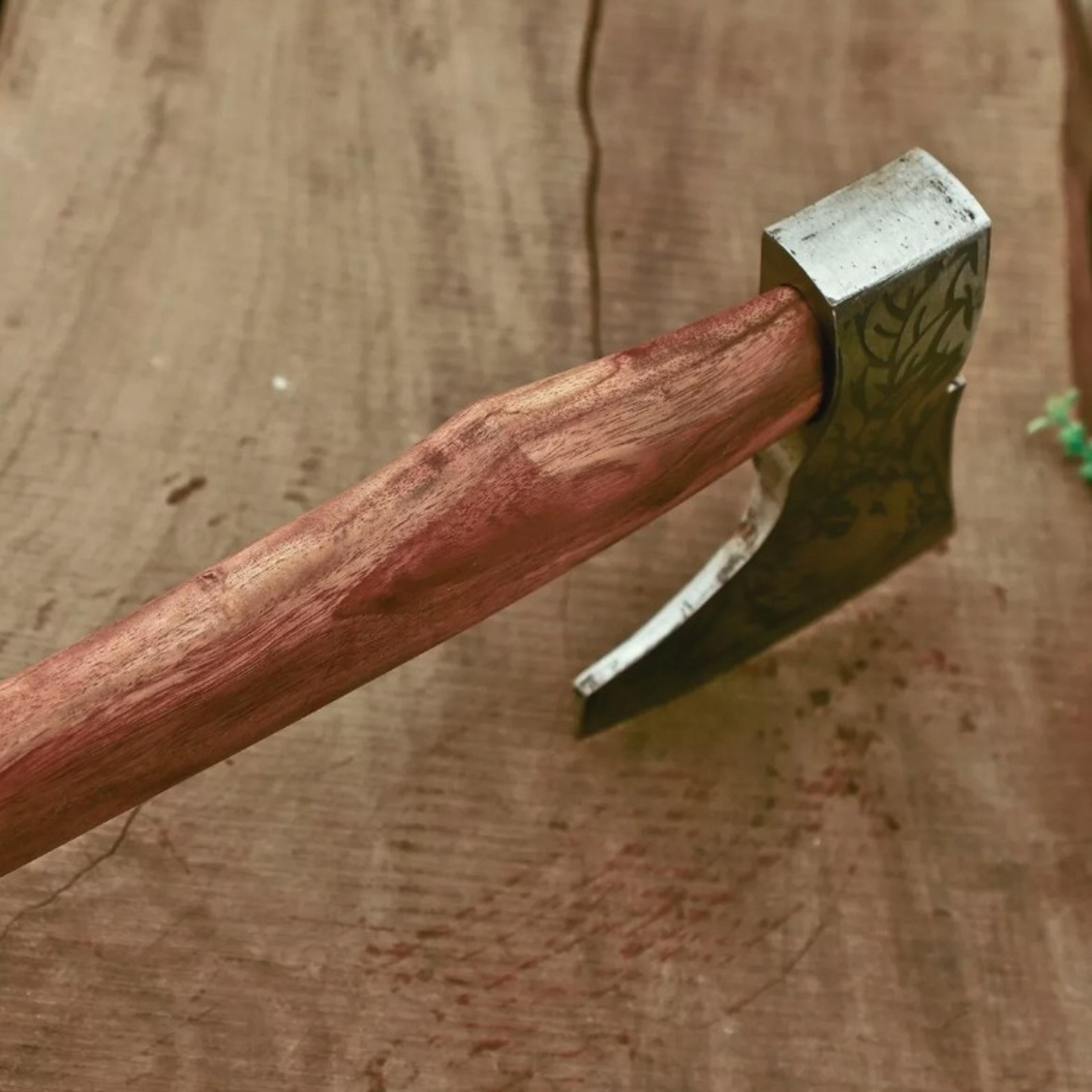 Handmade Viking Carbon Steel Tomahawk Axe Hatchet Hunting Axe buyjpeg