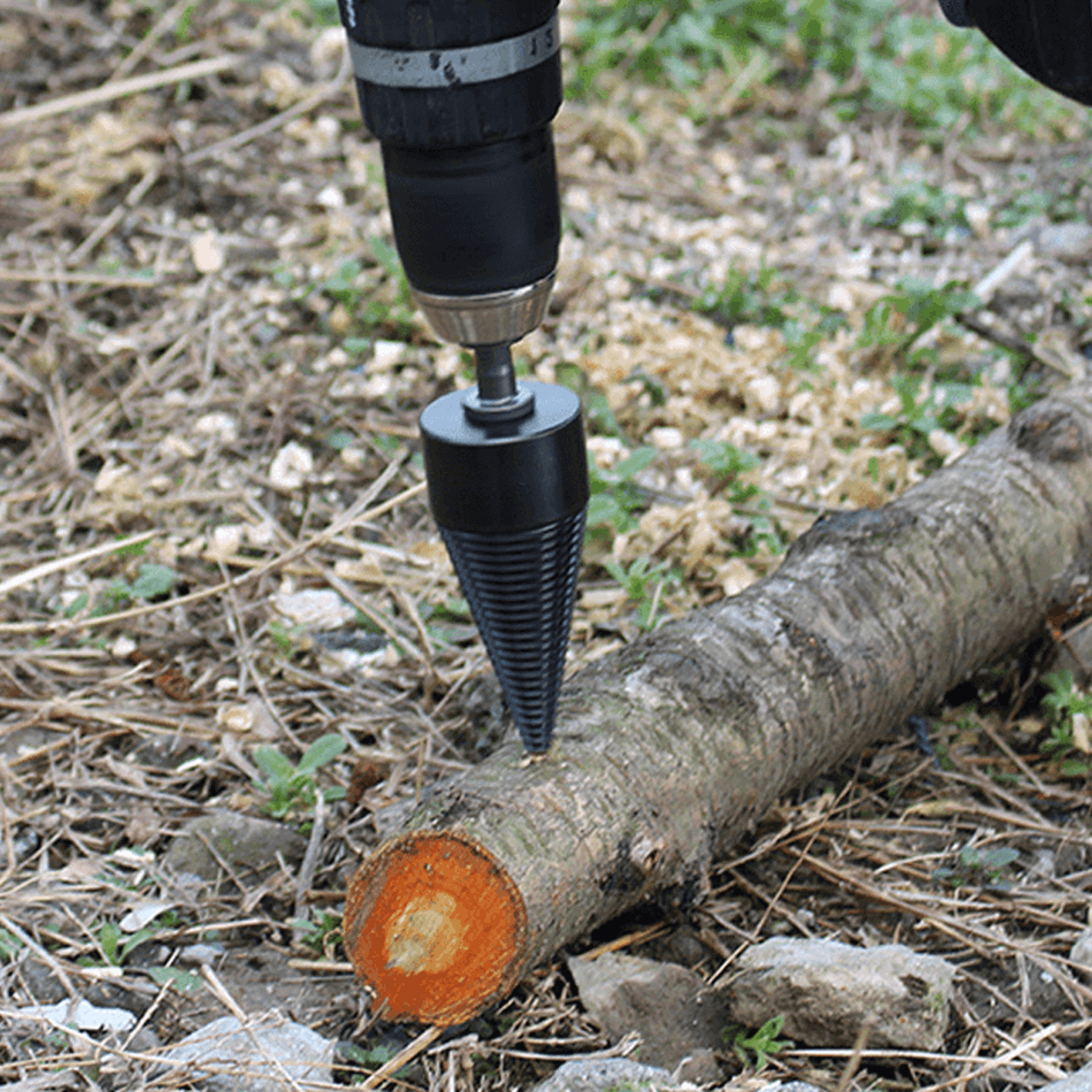 wood splitter drill bit – efficient firewood & log splitting tool