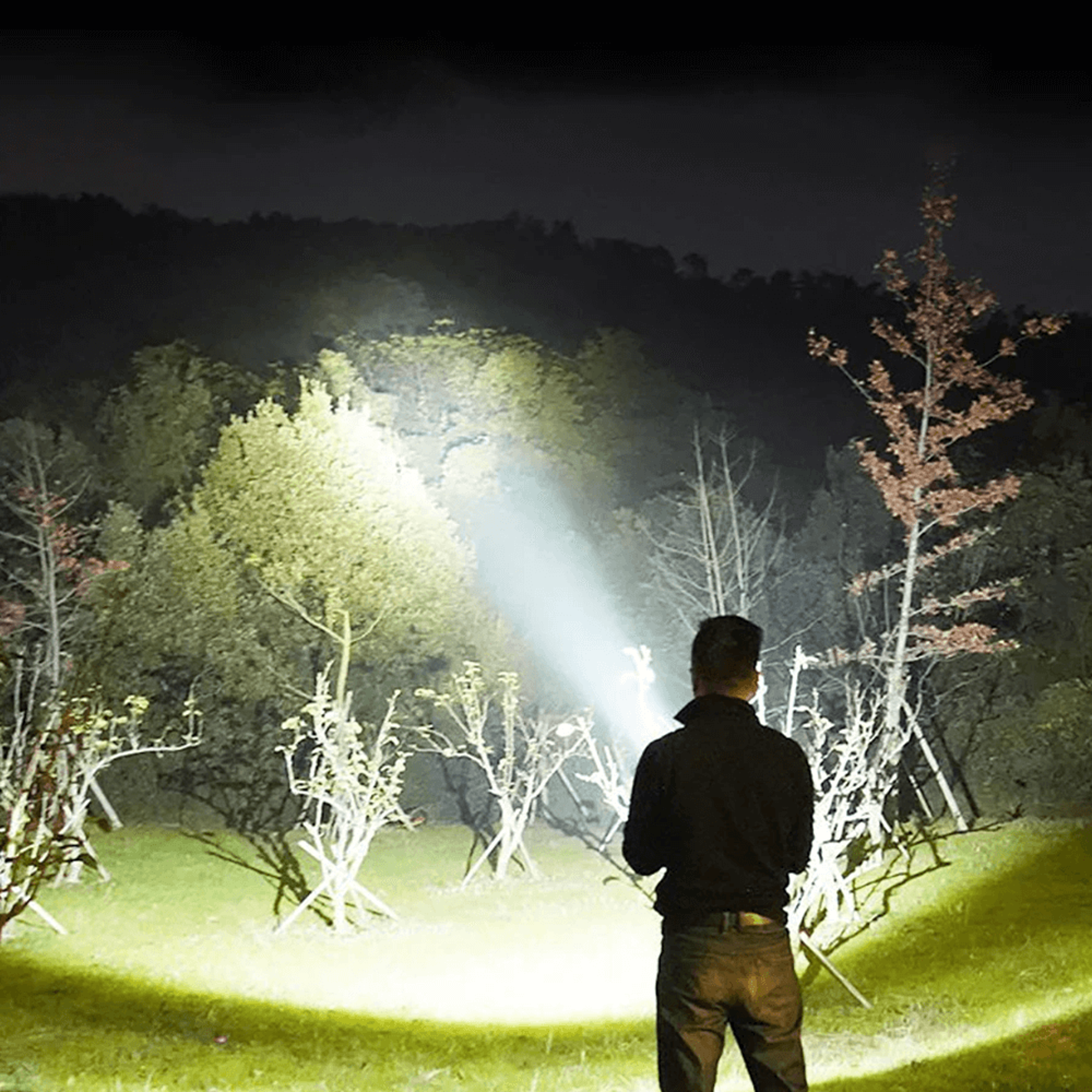 super bright led rechargeable torch
