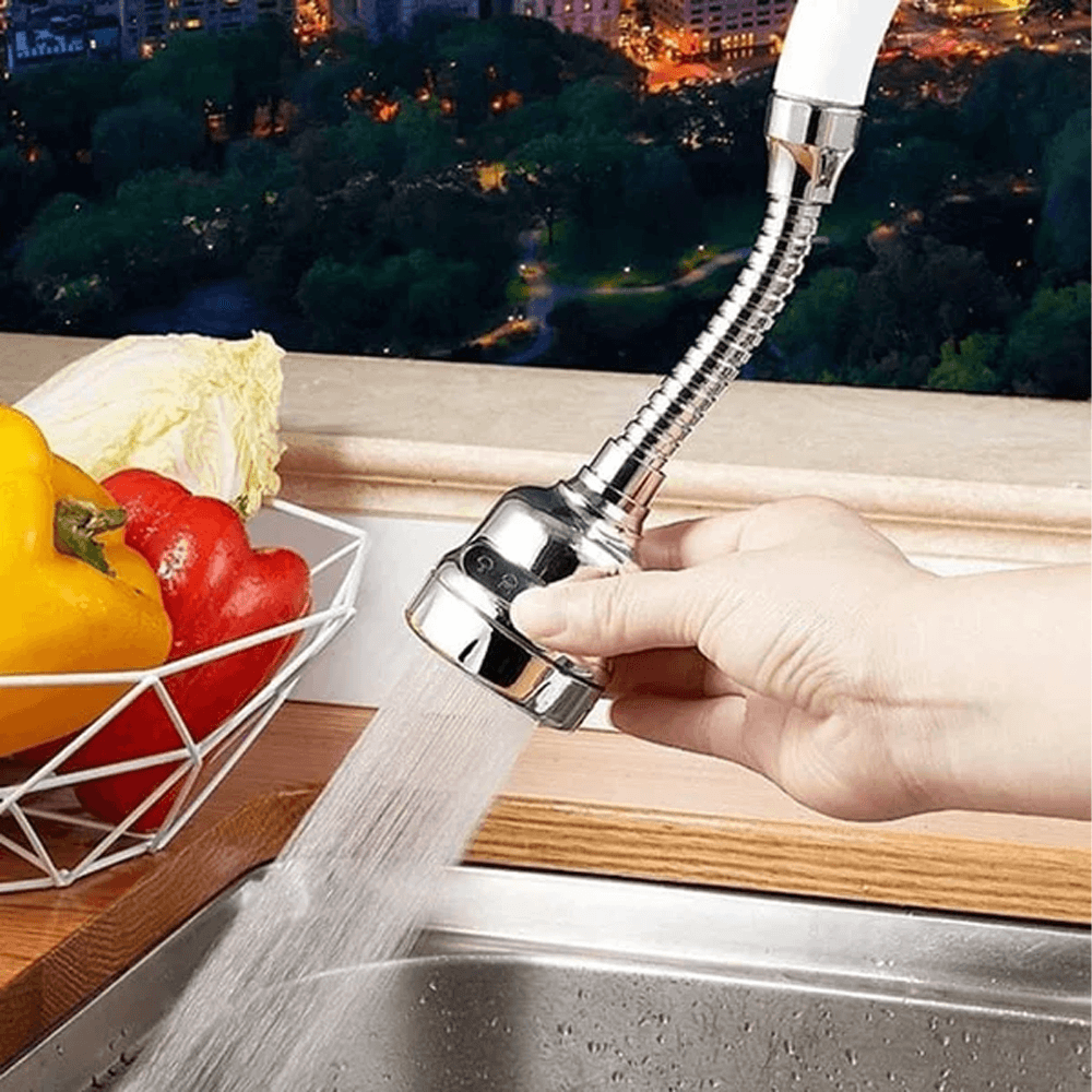 360 rotatable anti-splash sink spray tap