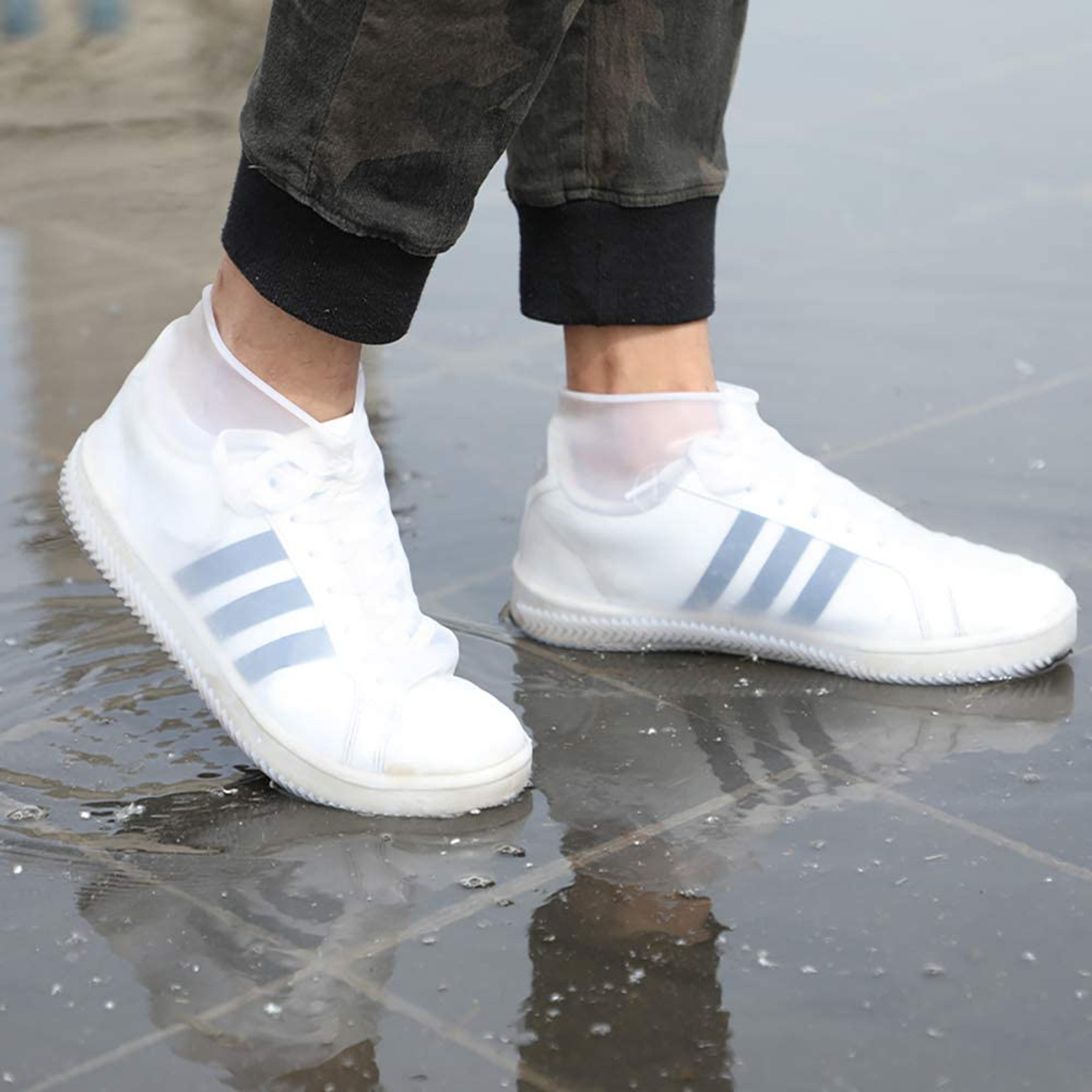 waterproof reusable silicone shoe covers